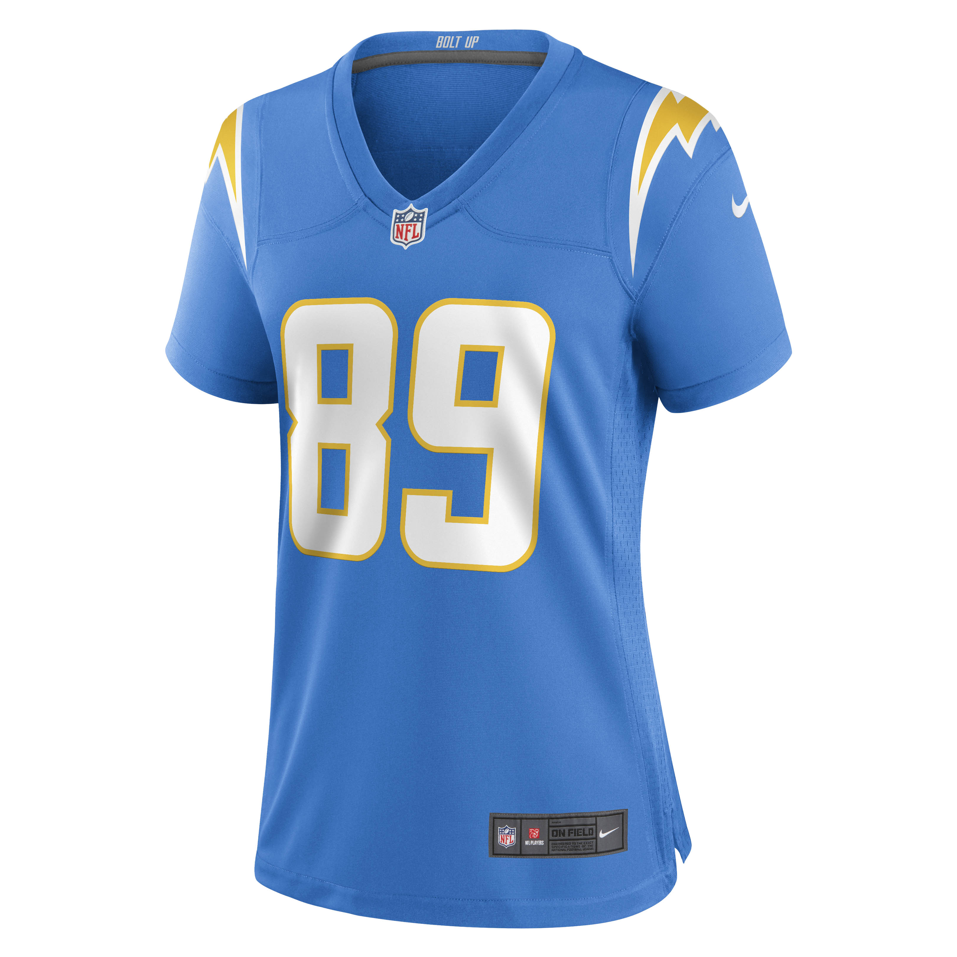 Wes Chandler Los Angeles Chargers Women’s Retired Player Jersey – Powder Blue