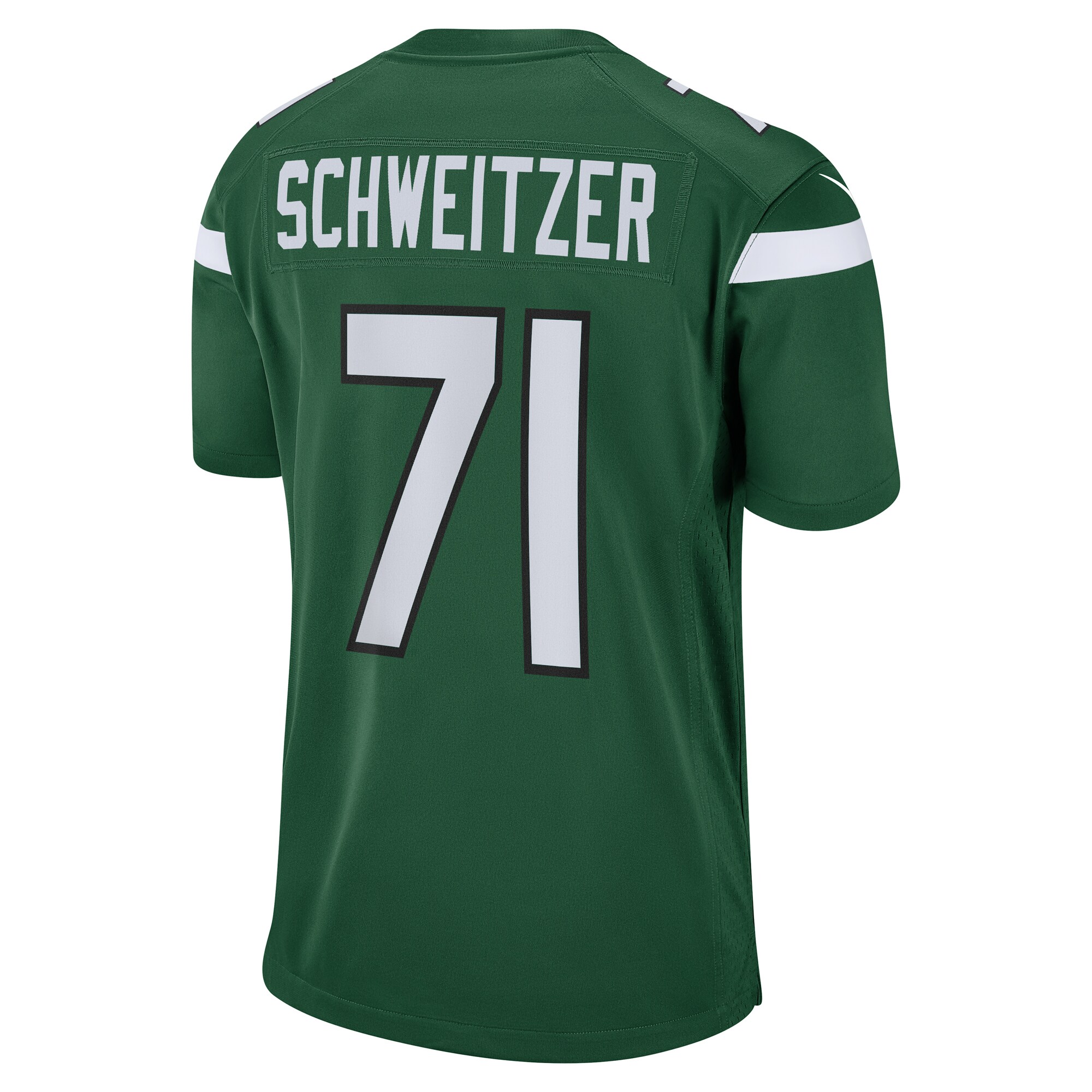 Wes Schweitzer New York Jets Game Jersey – Green