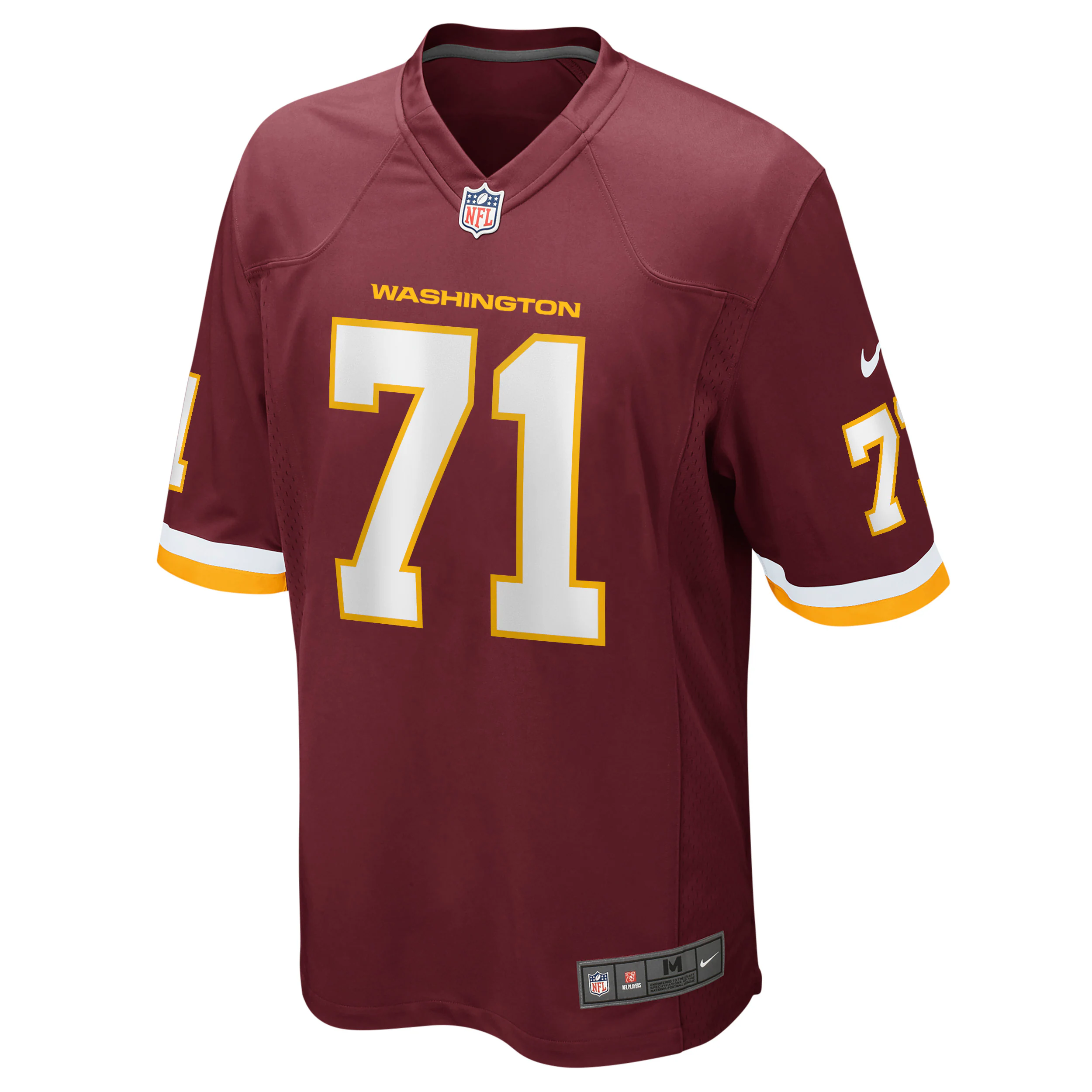 Wes Schweitzer Washington Football Team Game Player Jersey – Burgundy