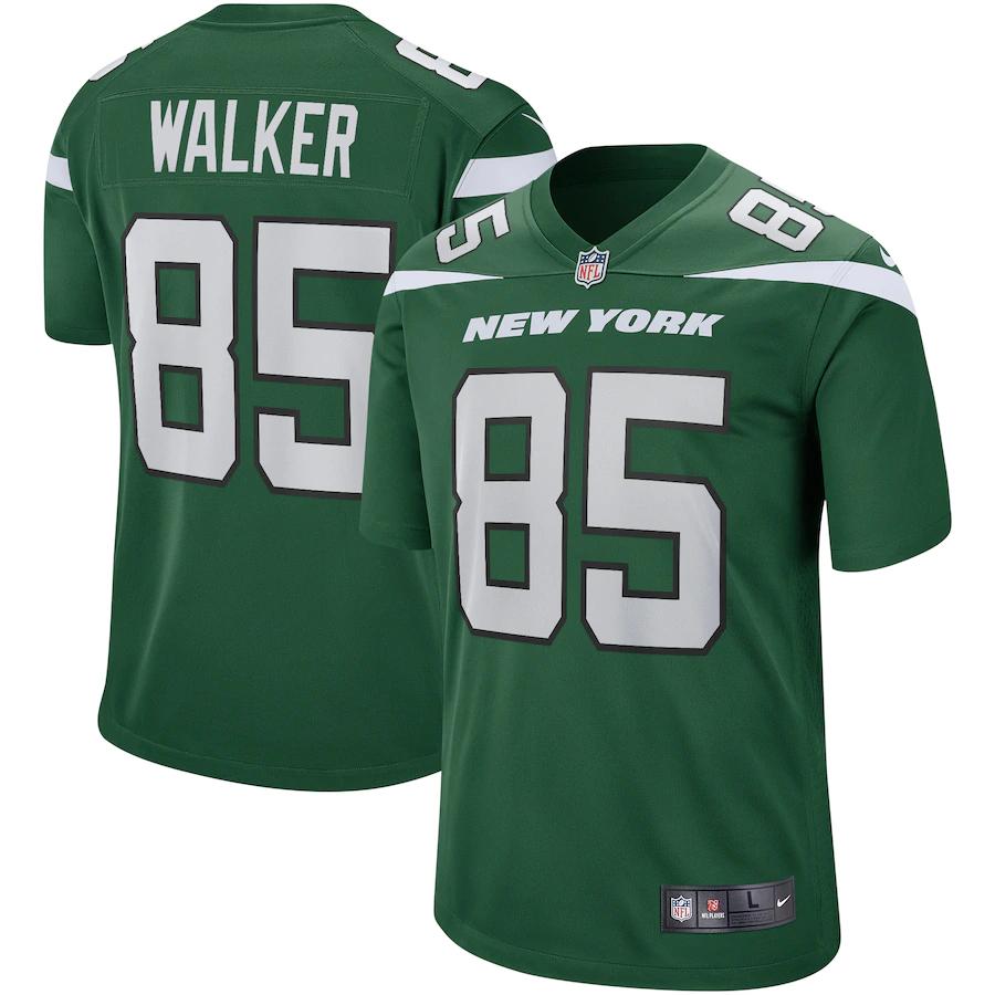 Wesley Walker New York Jets Game Retired Player Jersey - Gotham Green