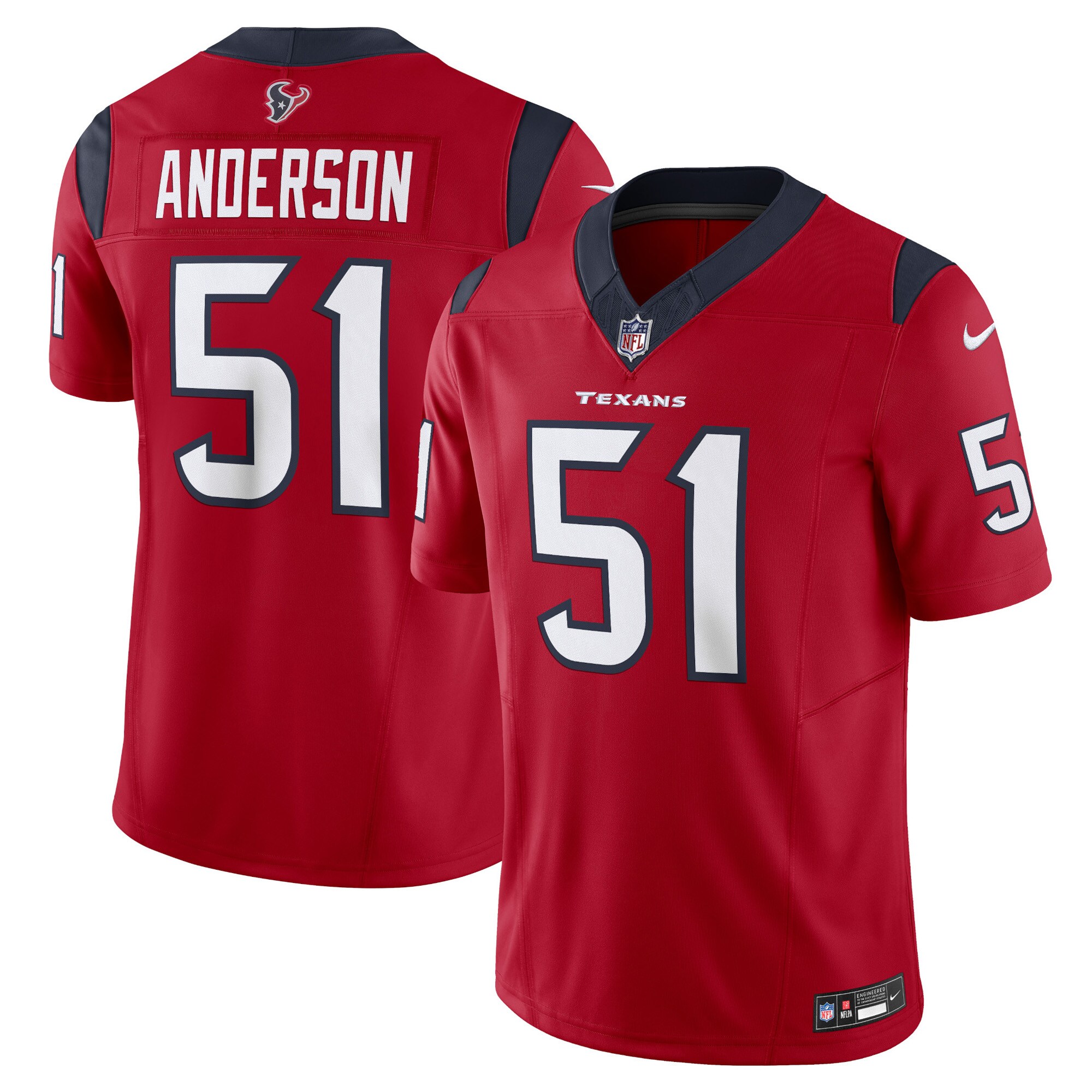 Will Anderson Jr. Houston Texans Vapor F.u.s.e. Limited Jersey - Red
