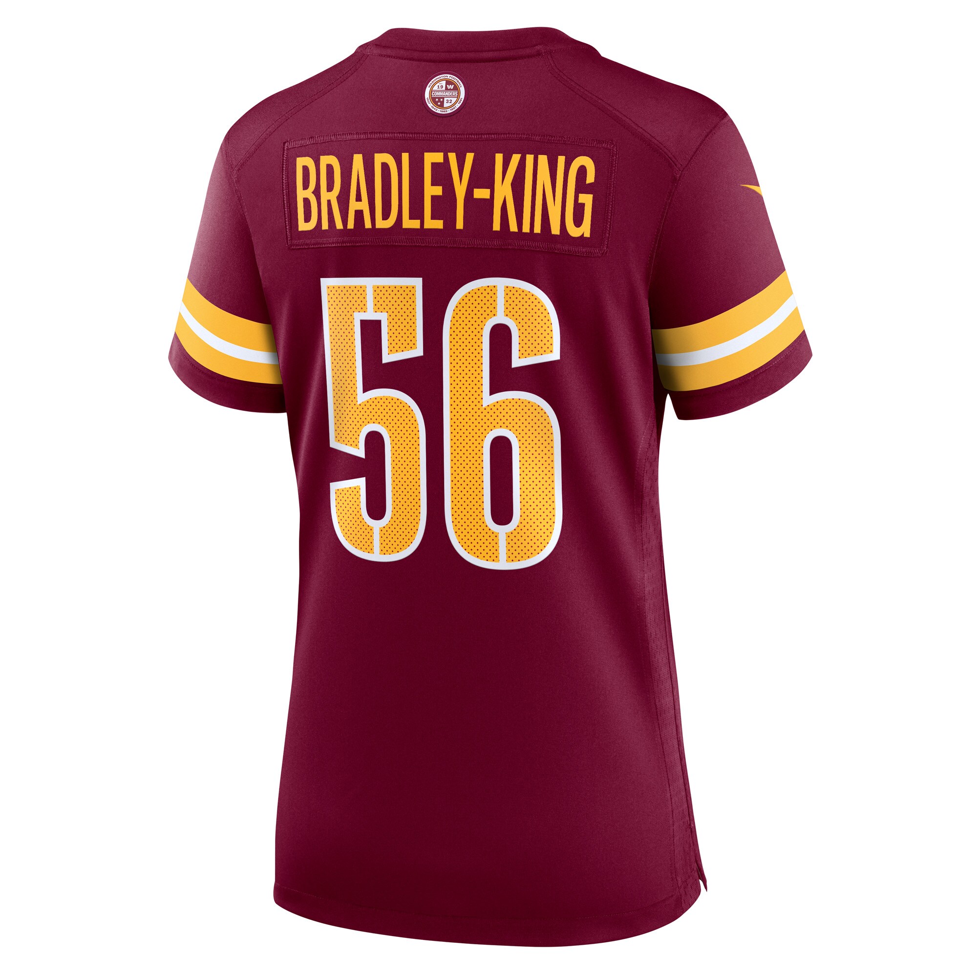 Will Bradley-king Washington Commanders Women’s Game Player Jersey – Burgundy