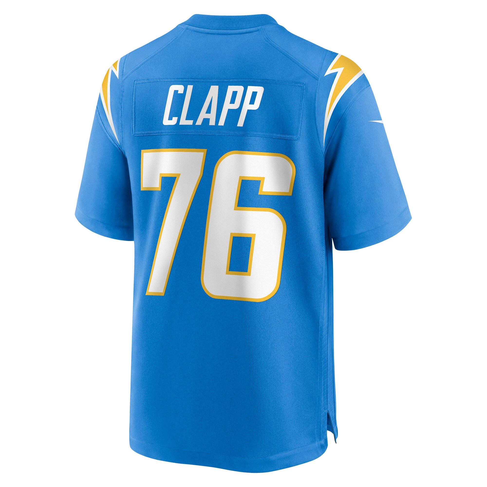 Will Clapp Los Angeles Chargers Game Jersey – Powder Blue