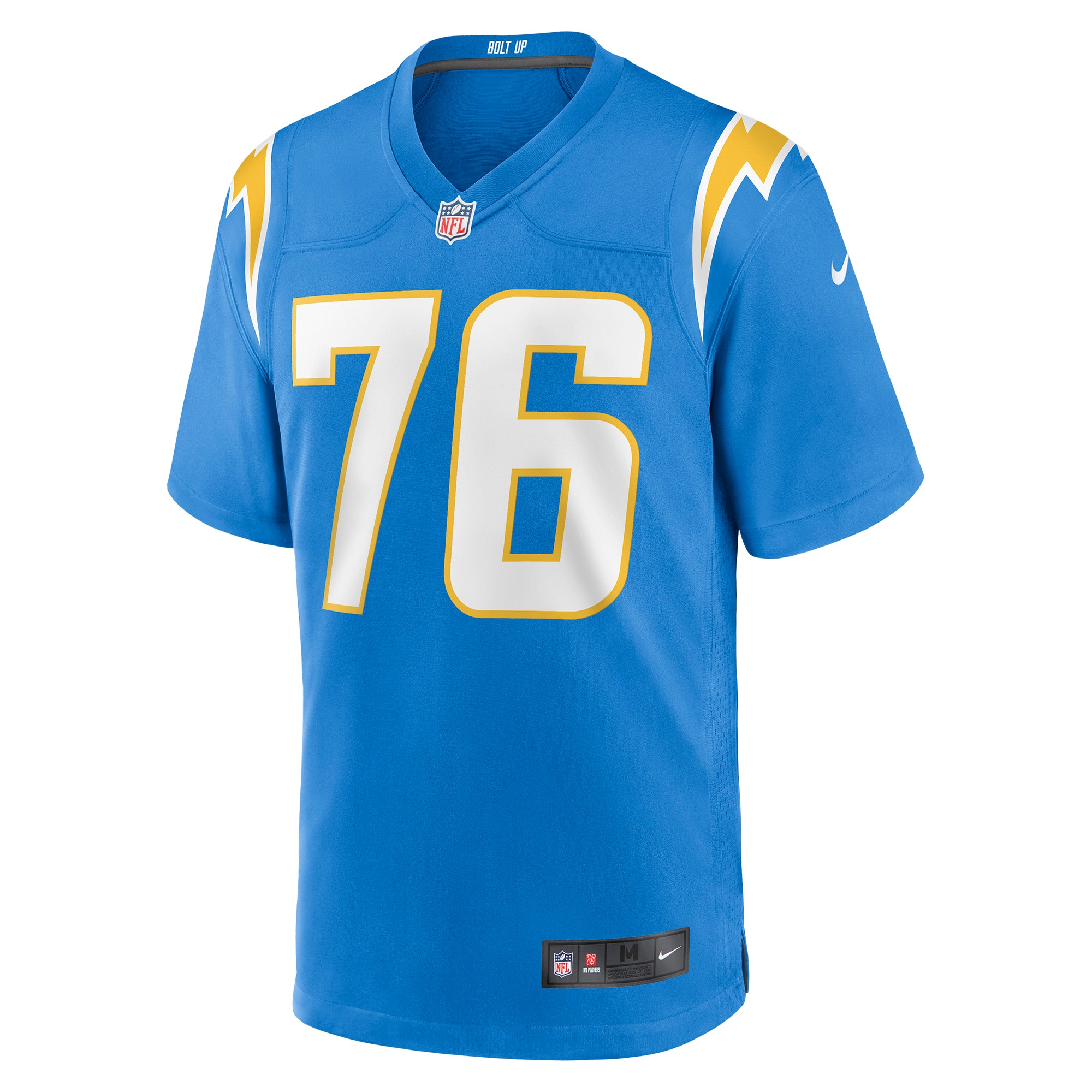 Will Clapp Los Angeles Chargers Game Jersey – Powder Blue
