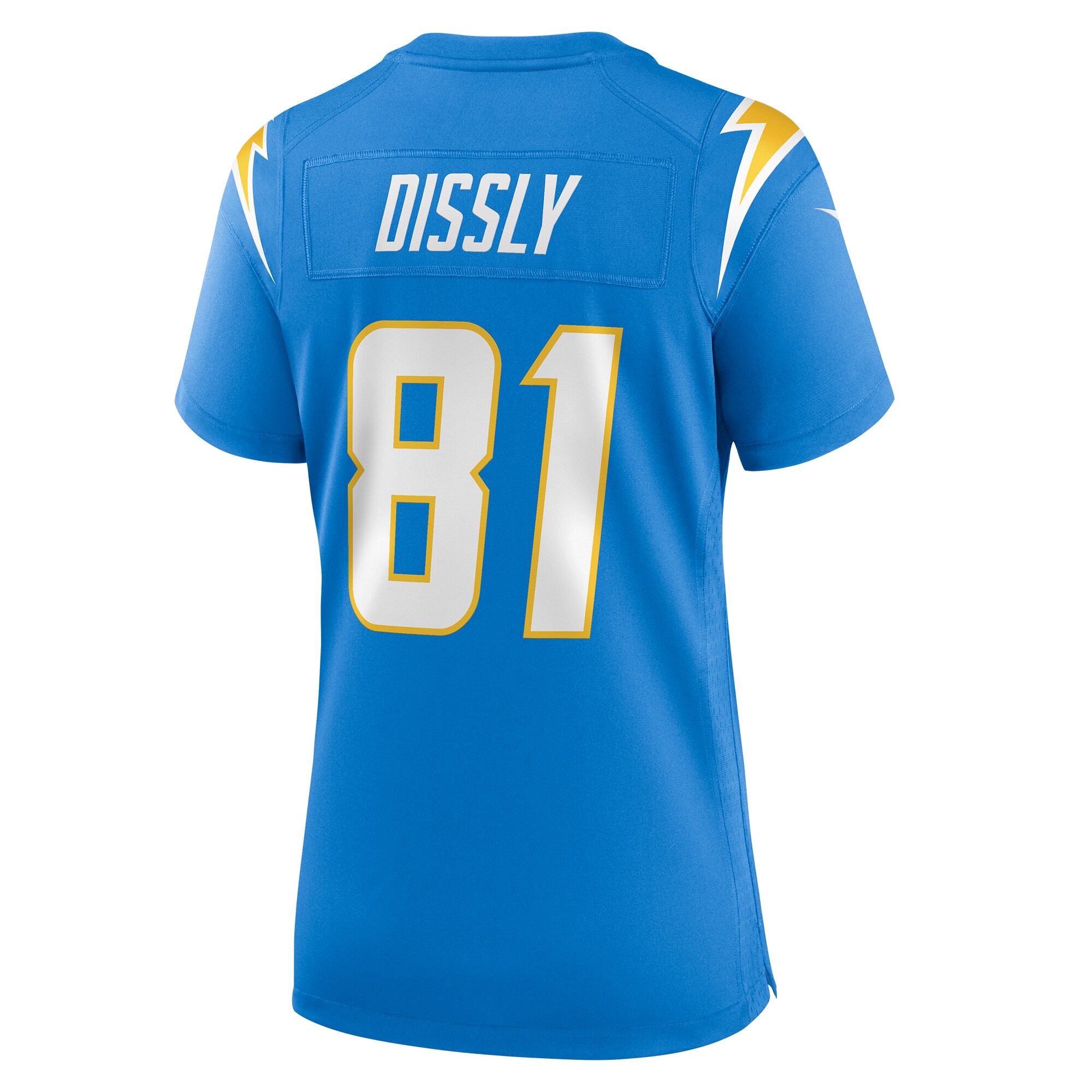 Will Dissly Los Angeles Chargers Women’s Game Jersey – Powder Blue