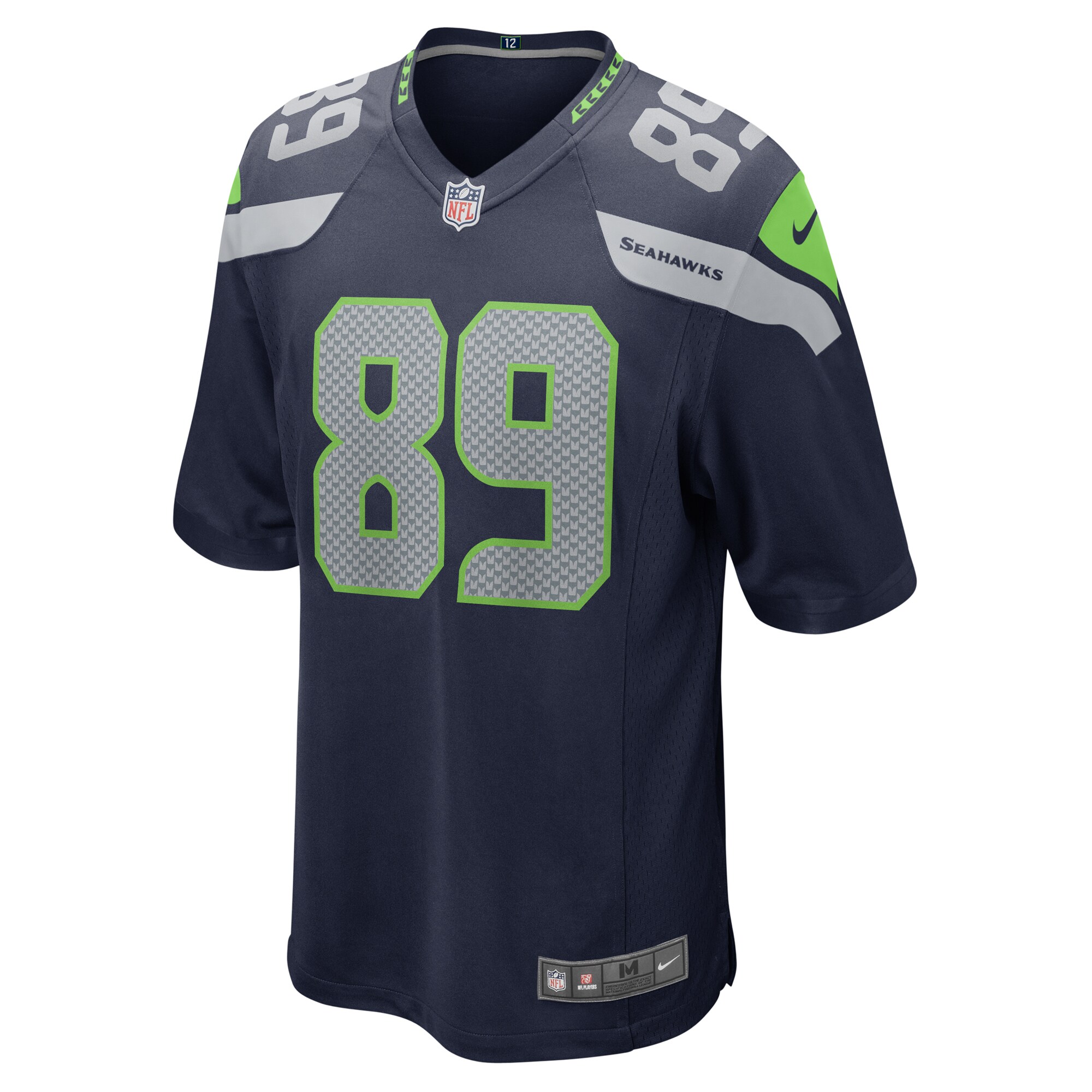 Will Dissly Seattle Seahawks Game Jersey – College Navy
