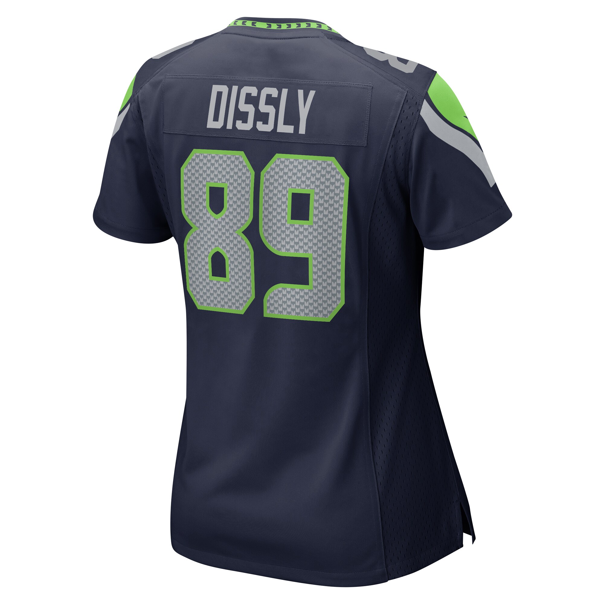 Will Dissly Seattle Seahawks Women’s Game Jersey – College Navy