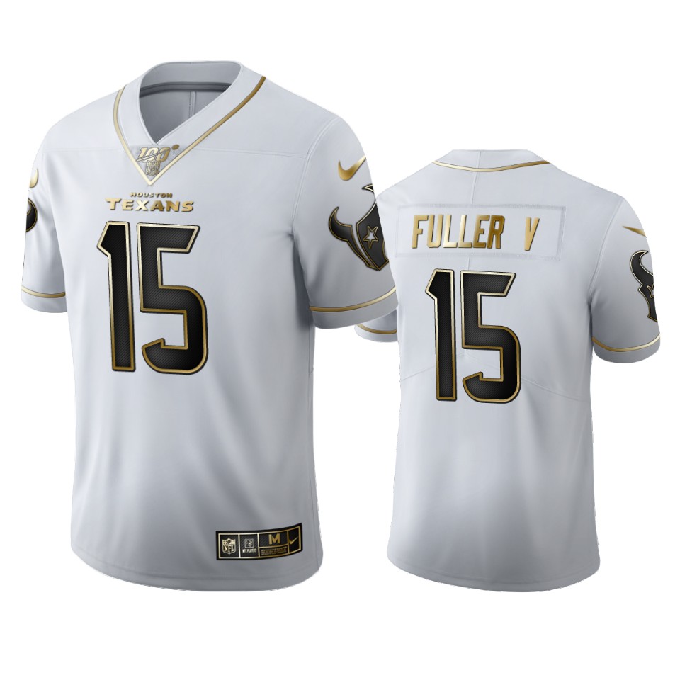 Will Fuller V Texans White 100th Season Golden Edition Jersey