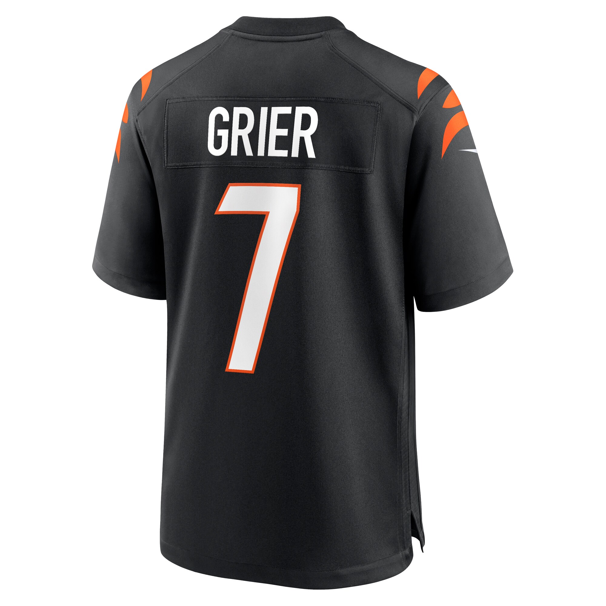 Will Grier Cincinnati Bengals Team Game Jersey – Black