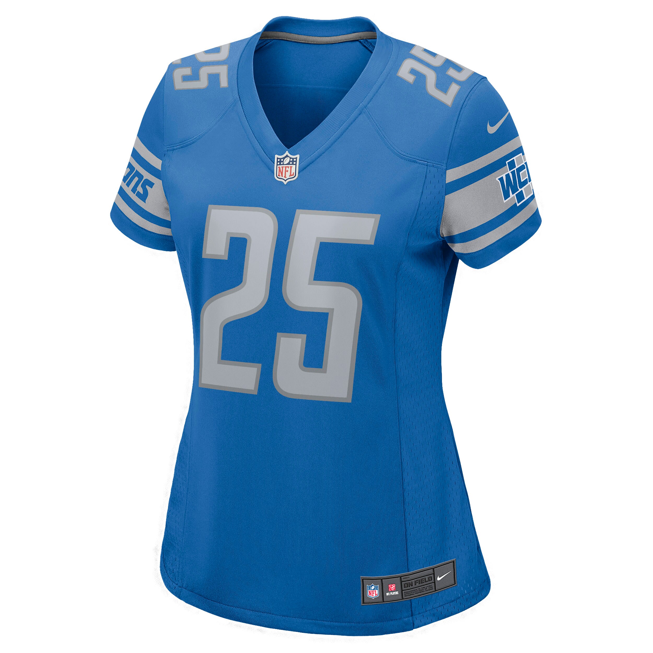Will Harris Detroit Lions Women’s Game Jersey – Blue