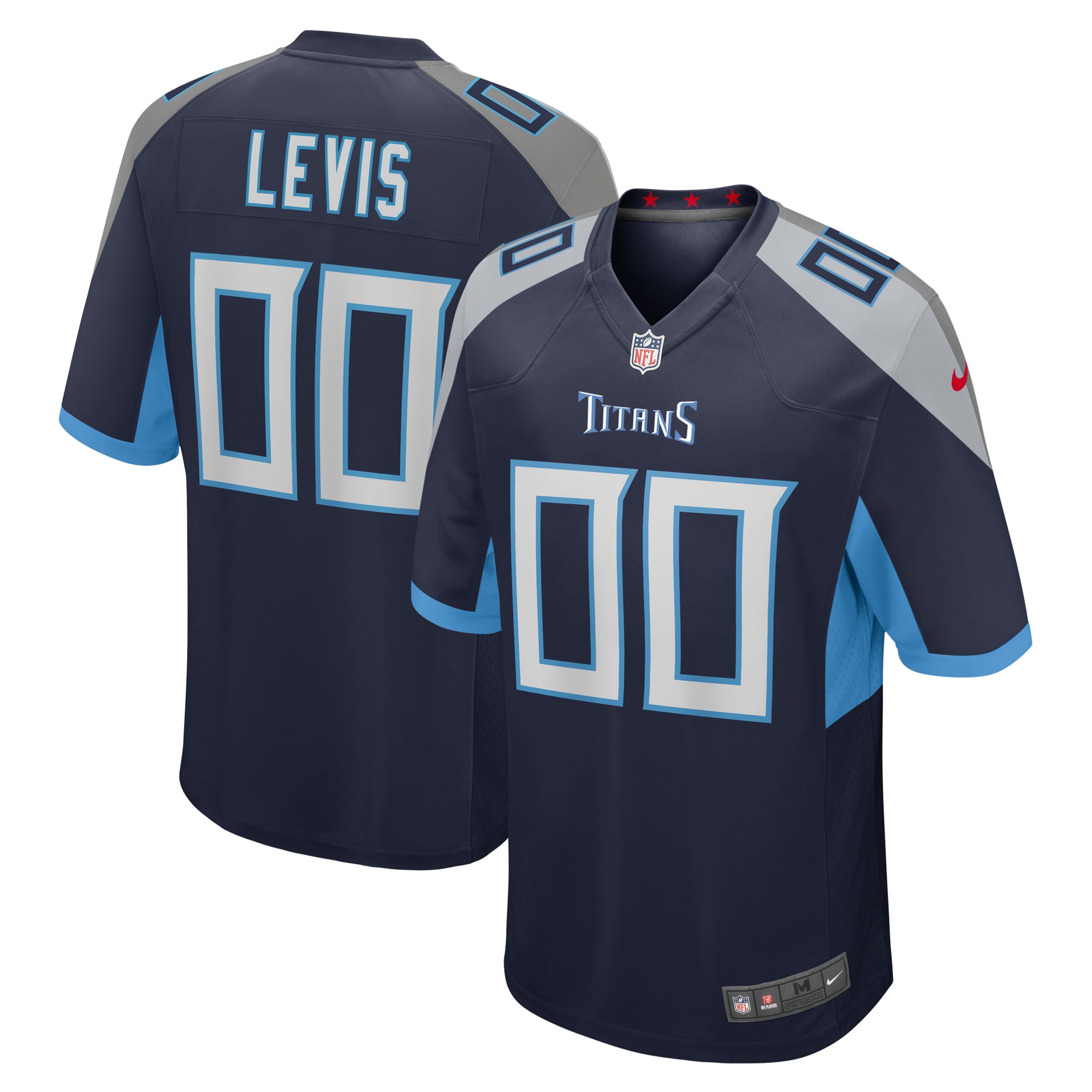 Will Levis Tennessee Titans 2023 Draft Pick Game Jersey - Navy