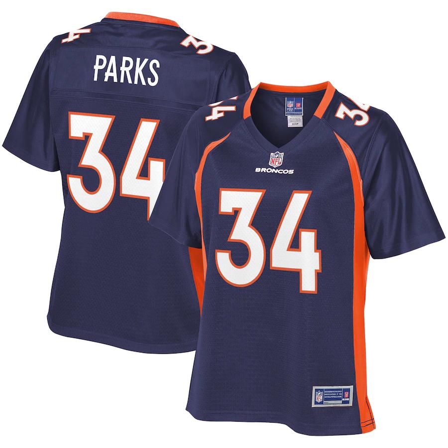 Will Parks Denver Broncos Pro Line Women's Alternate Player Jersey - Navy