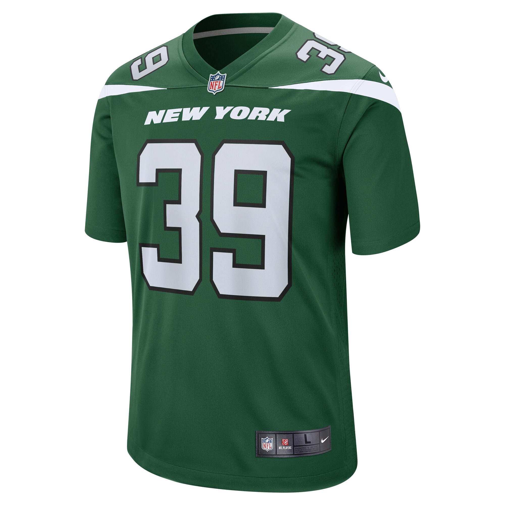 Will Parks New York Jets Women’s Game Player Jersey – Gotham Green