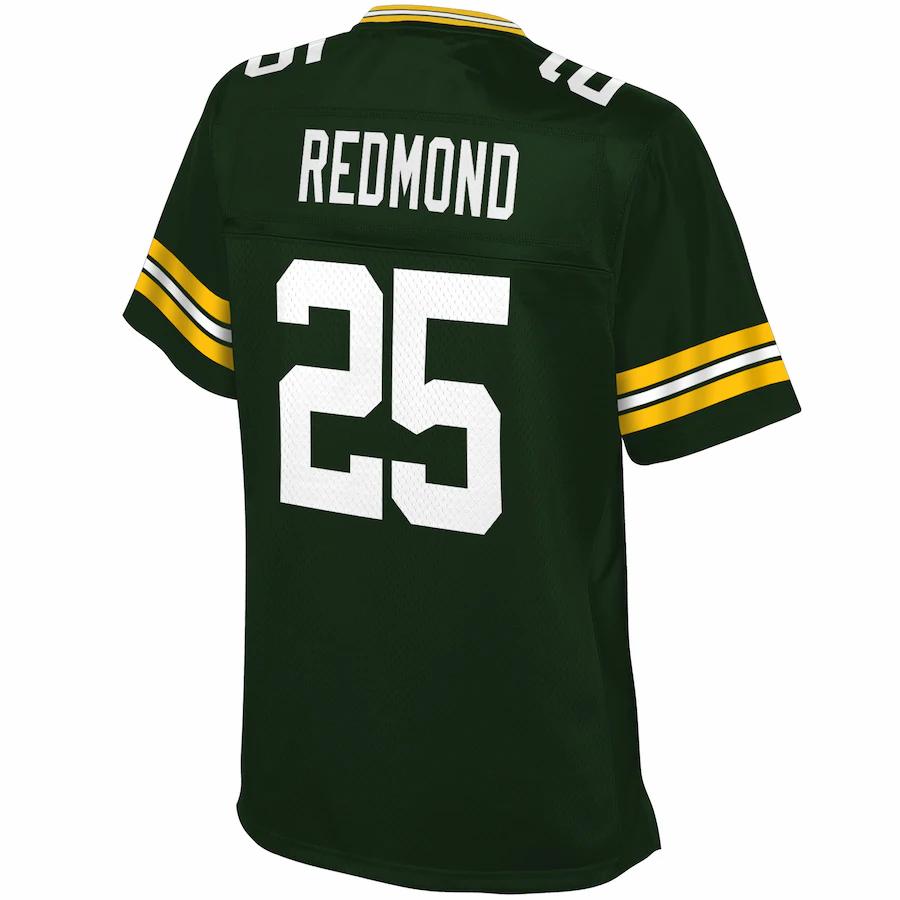 Will Redmond Green Bay Packers Pro Line Women’s Team Player Jersey – Green
