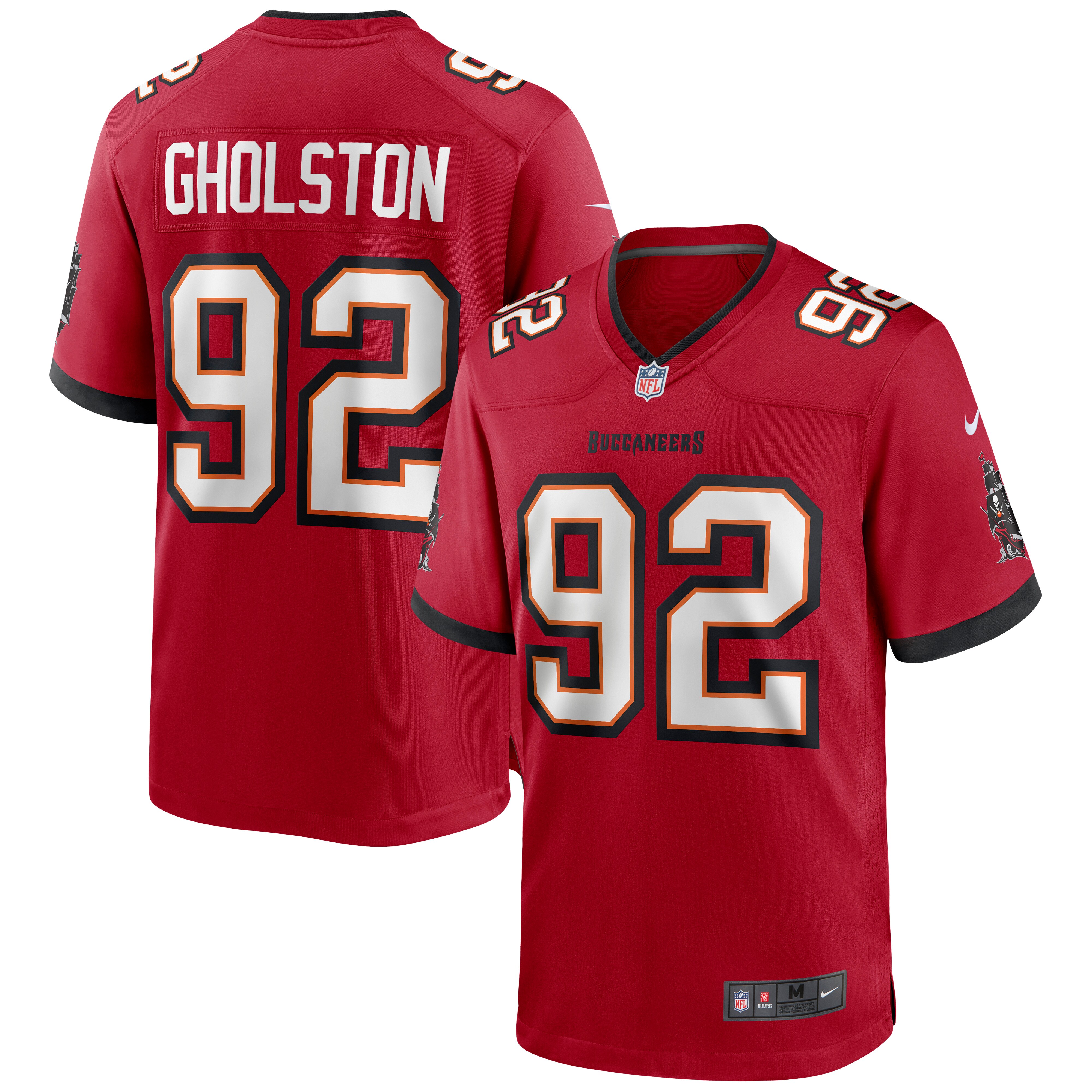 William Gholston Tampa Bay Buccaneers Game Jersey - Red