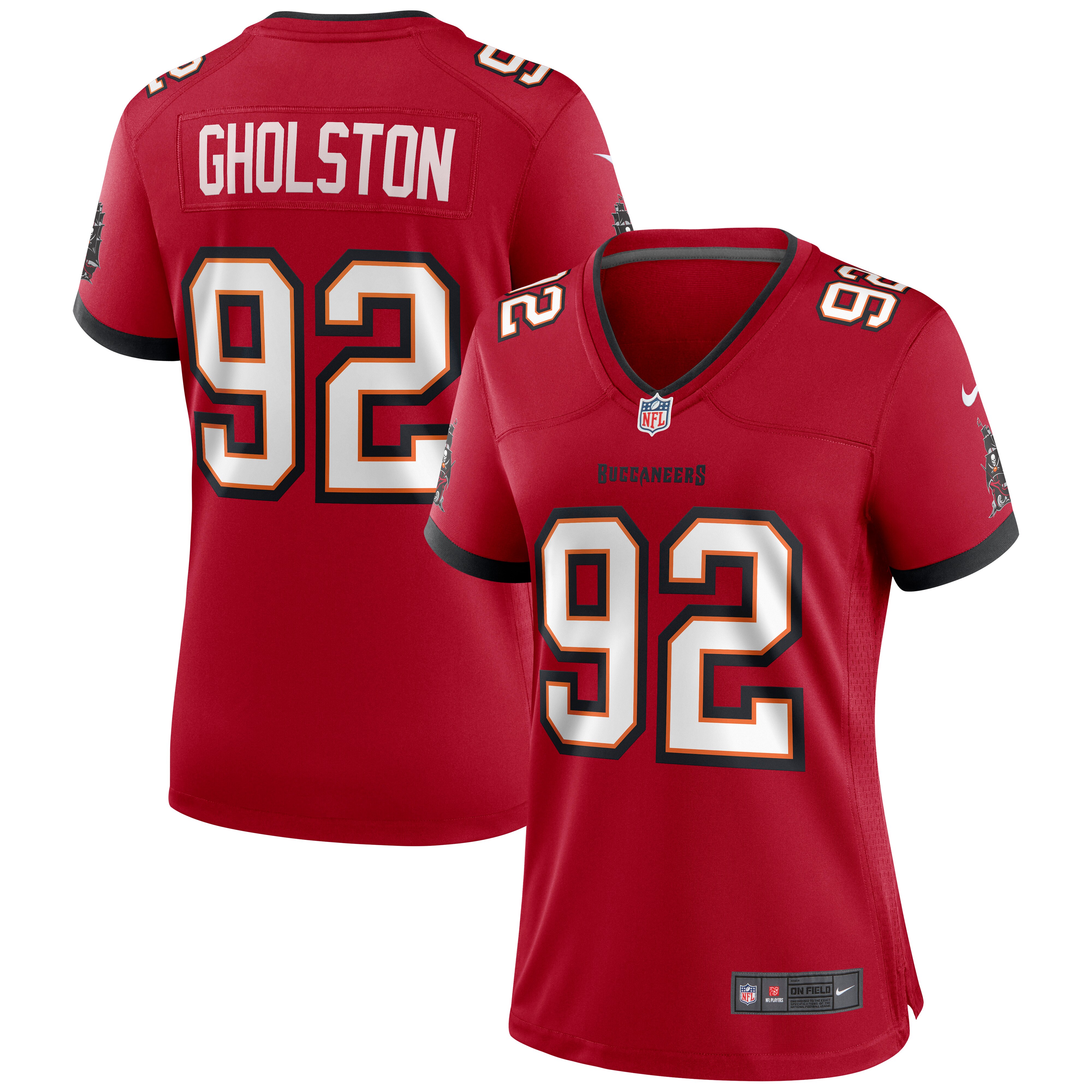 William Gholston Tampa Bay Buccaneers Women's Game Jersey - Red