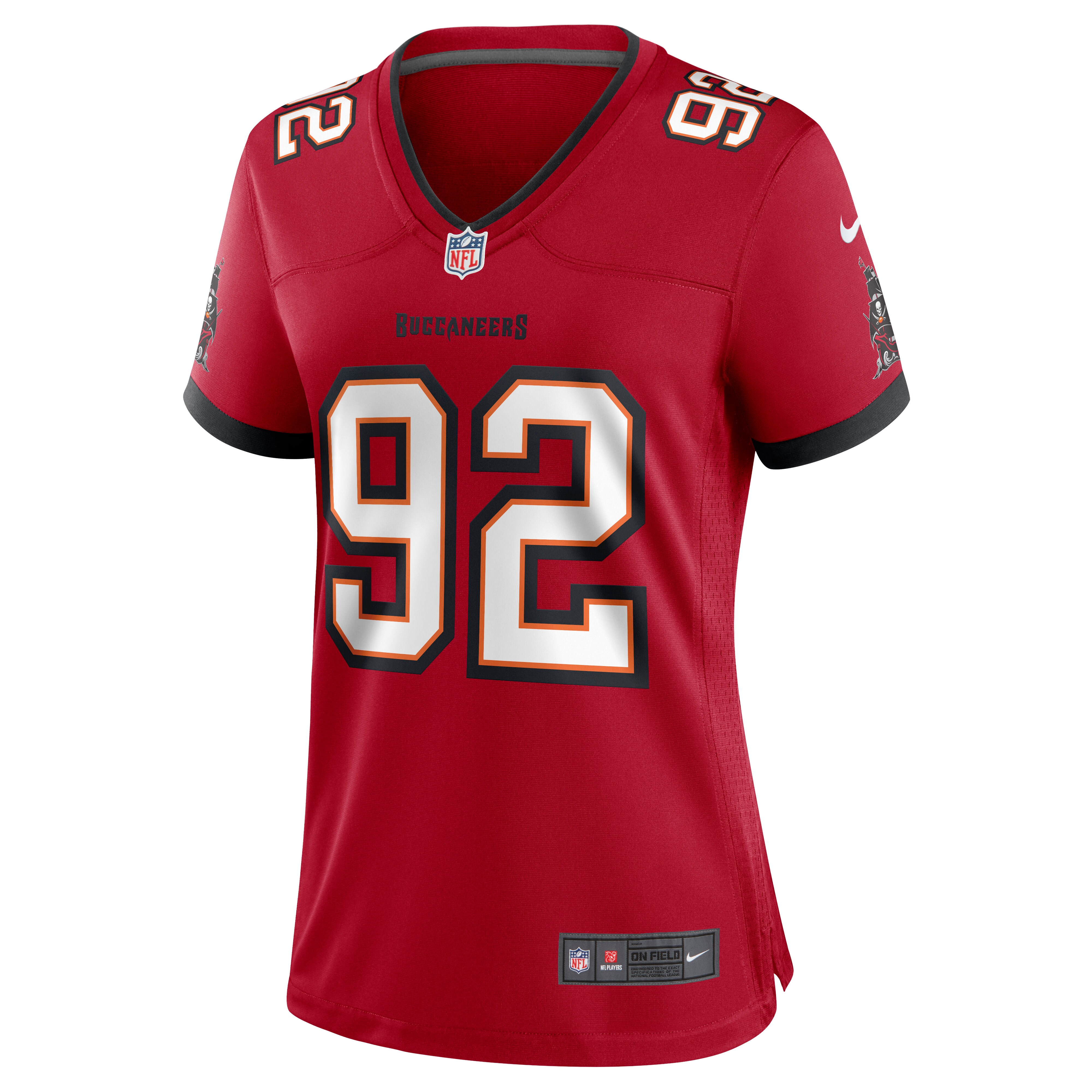 William Gholston Tampa Bay Buccaneers Women’s Game Jersey – Red