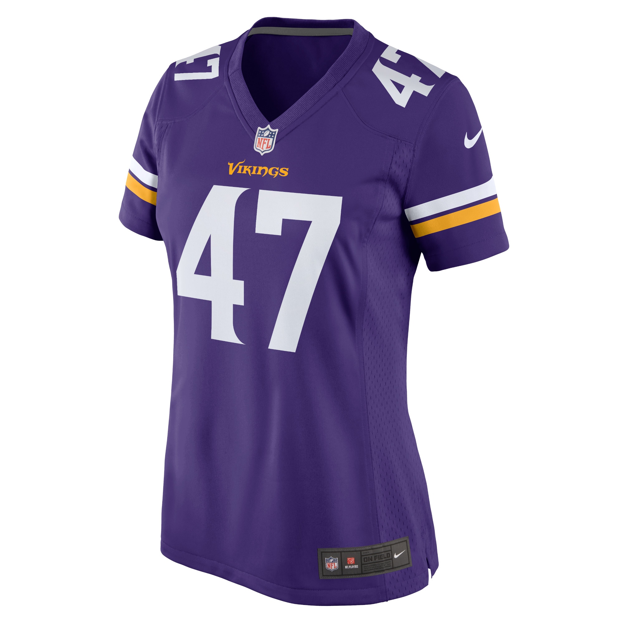 William Kwenkeu Minnesota Vikings Women’s Home Game Player Jersey – Purple