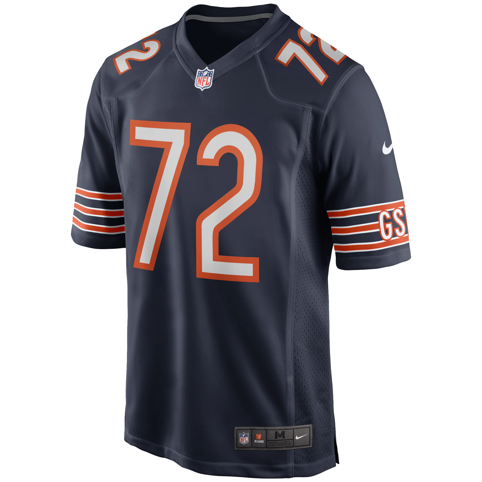 William Perry Chicago Bears Game Retired Player Jersey – Navy