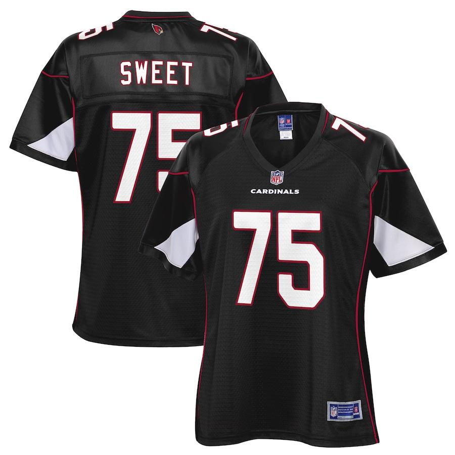 William Sweet Arizona Cardinals Pro Line Women's Alternate Team Player Jersey - Black