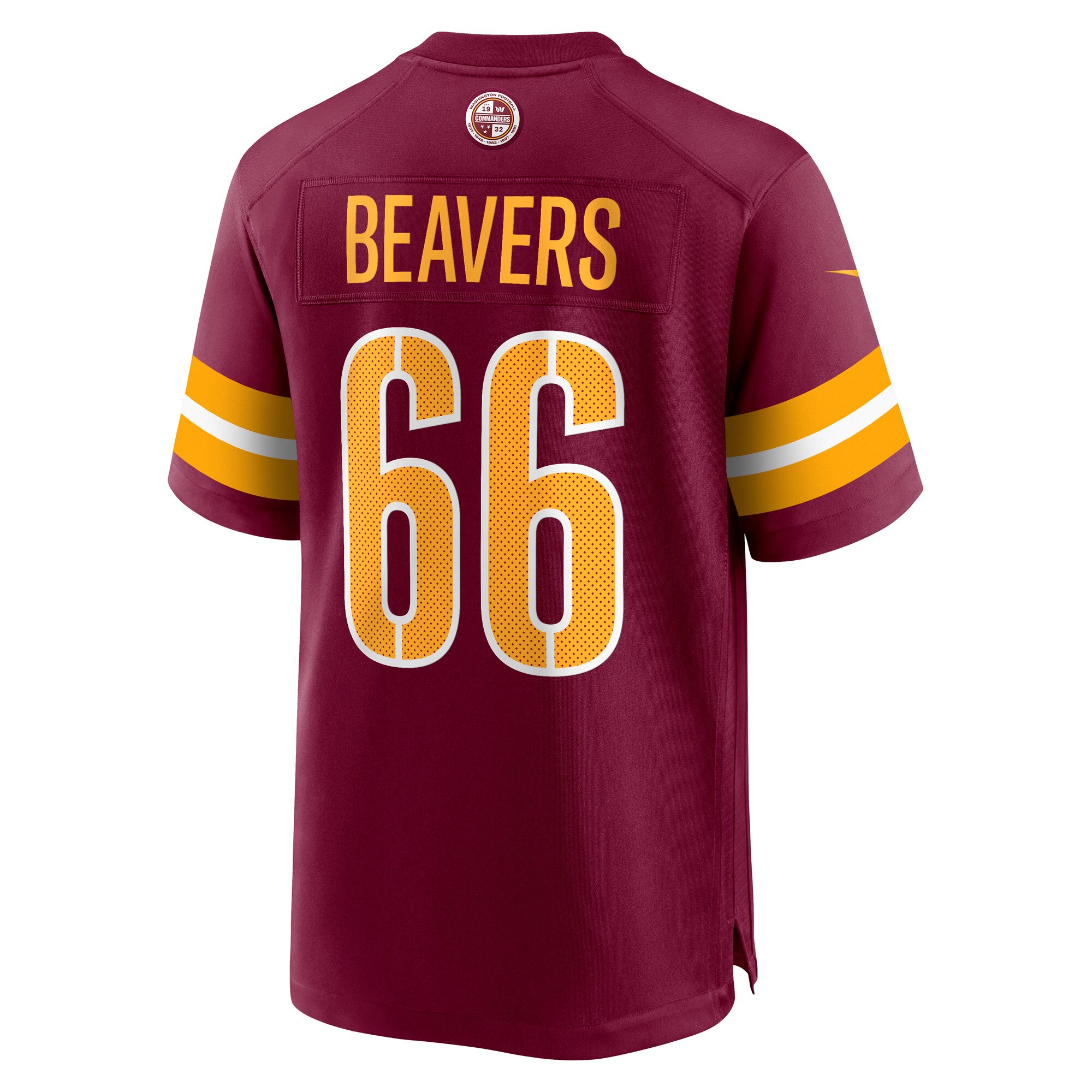 Willie Beavers Washington Commanders Game Player Jersey – Burgundy