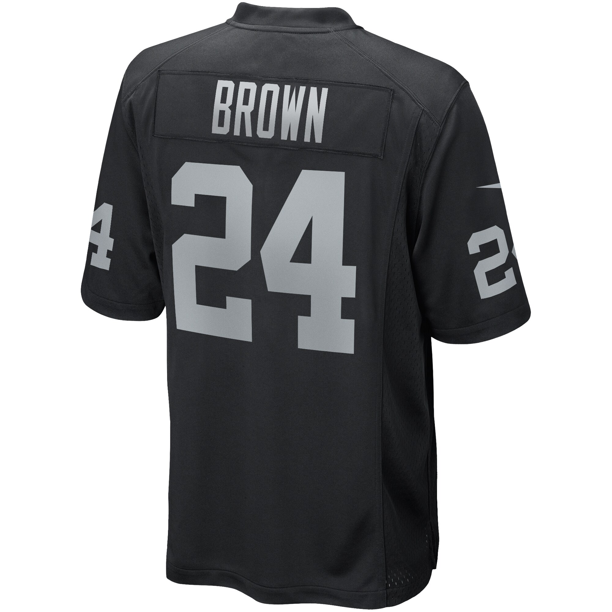 Willie Brown Las Vegas Raiders Game Retired Player Jersey – Black