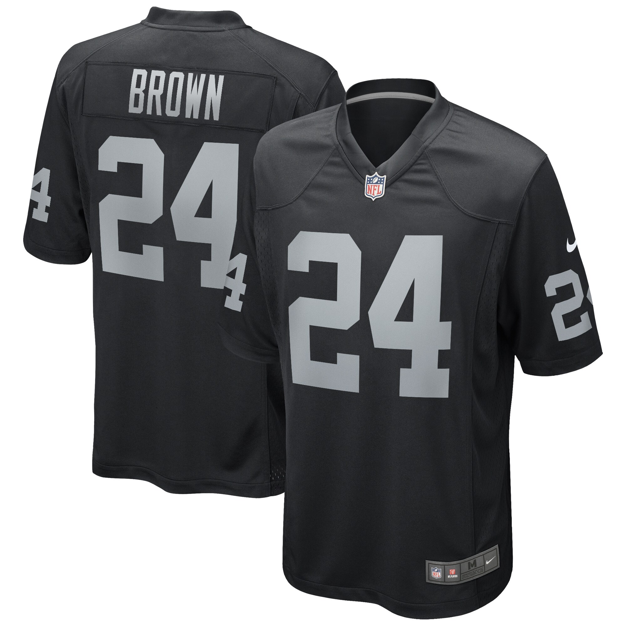 Willie Brown Las Vegas Raiders Game Retired Player Jersey - Black