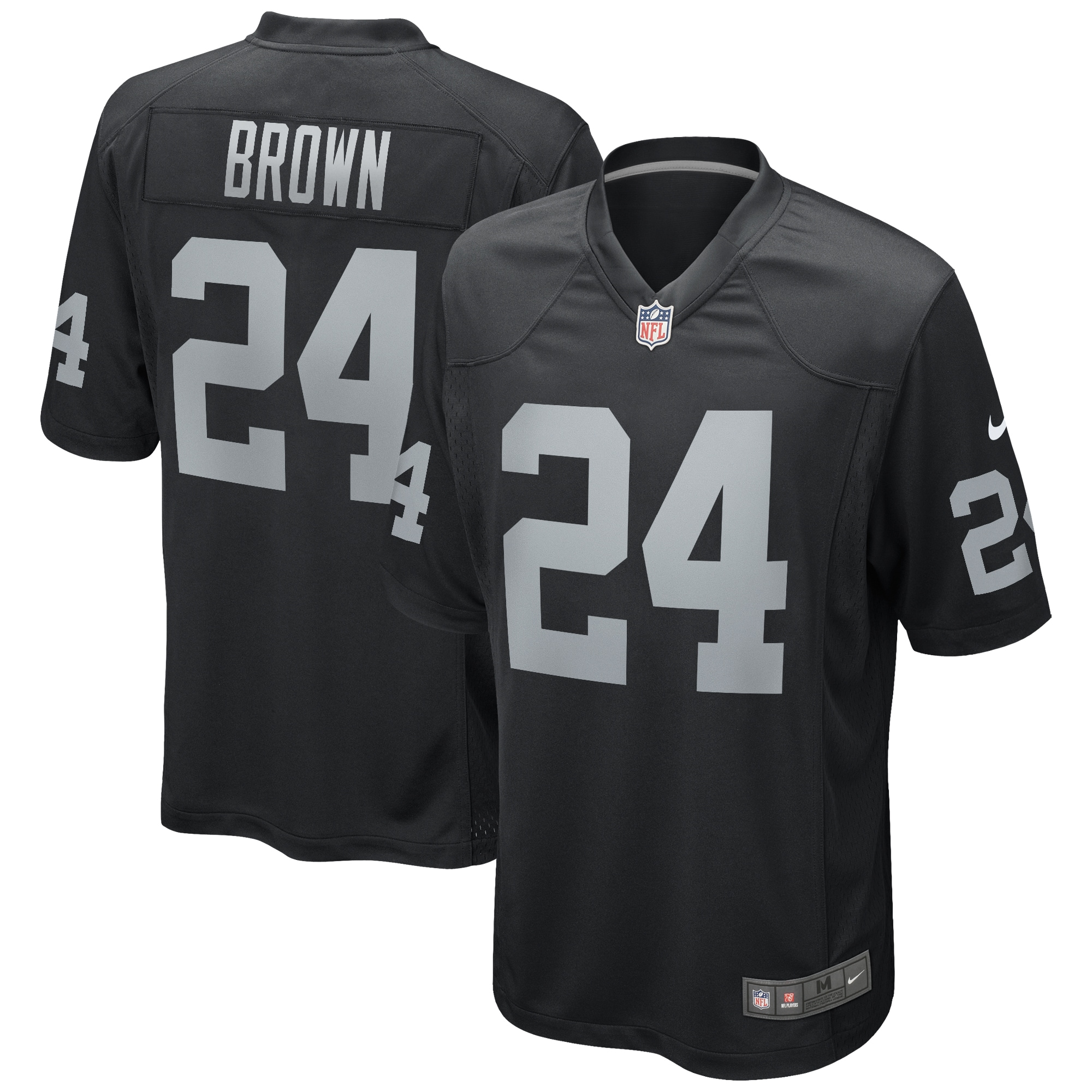 Willie Brown Las Vegas Raiders Game Retired Player Jersey - Black