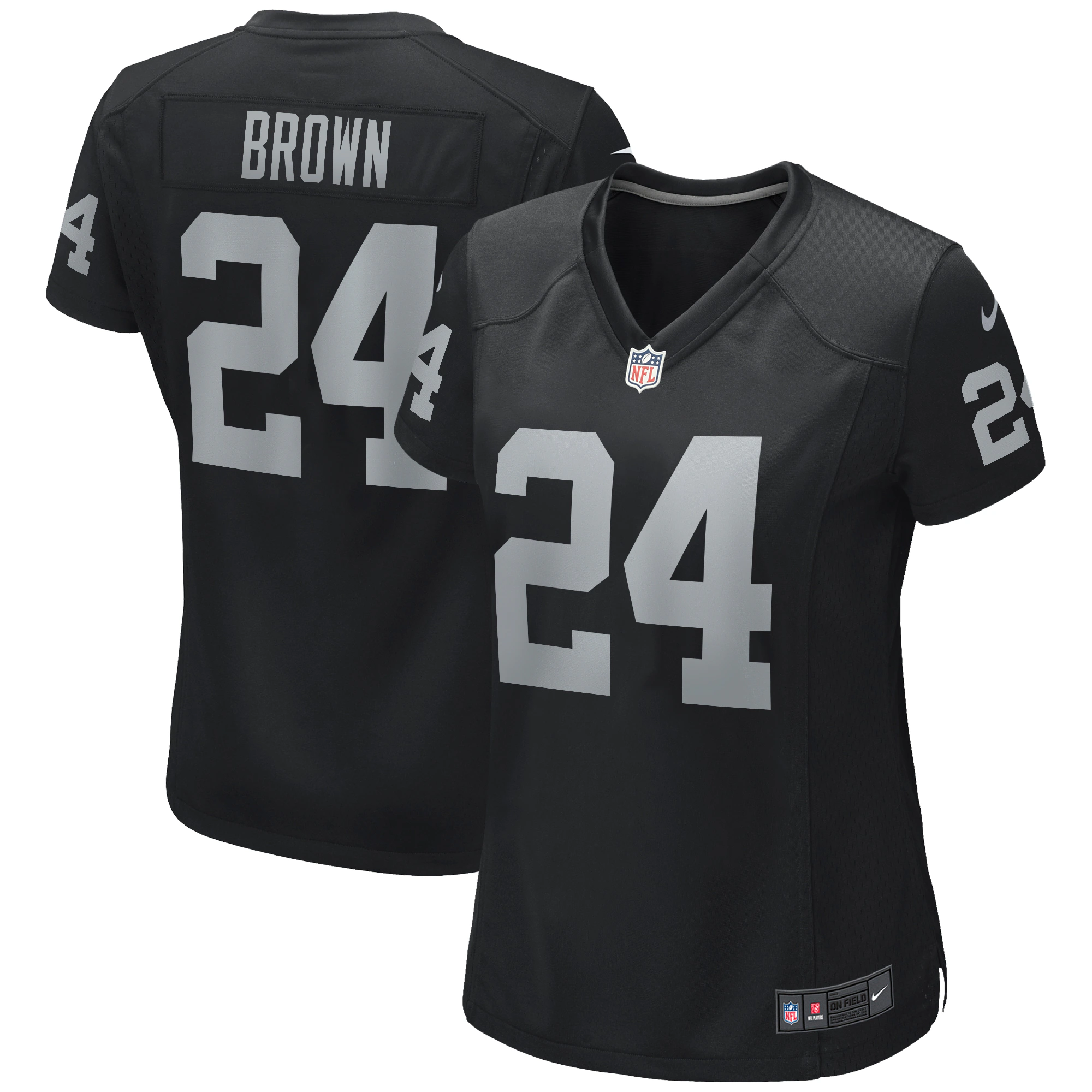 Willie Brown Las Vegas Raiders Women's Game Retired Player Jersey - Black