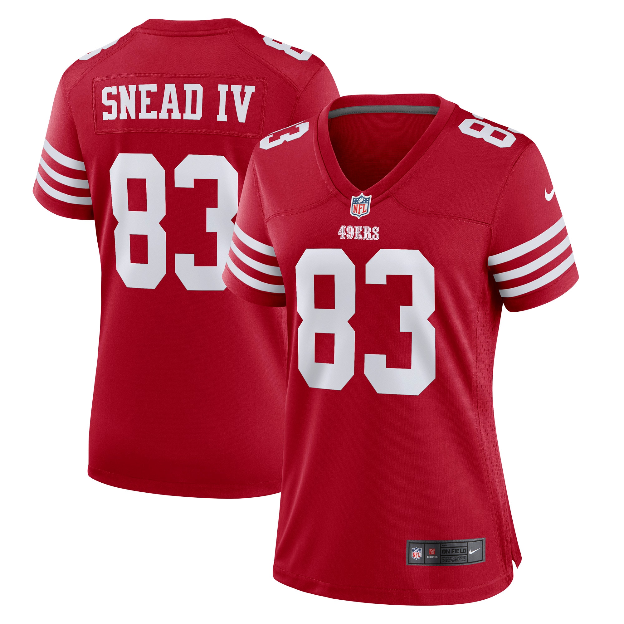 Willie Snead Iv San Francisco Women's Game Player Jersey - Scarlet