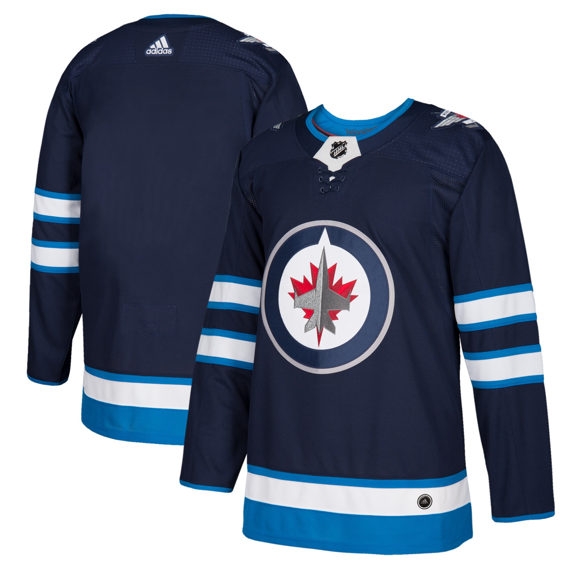 Winnipeg Jets Home Blank Jersey - Navy