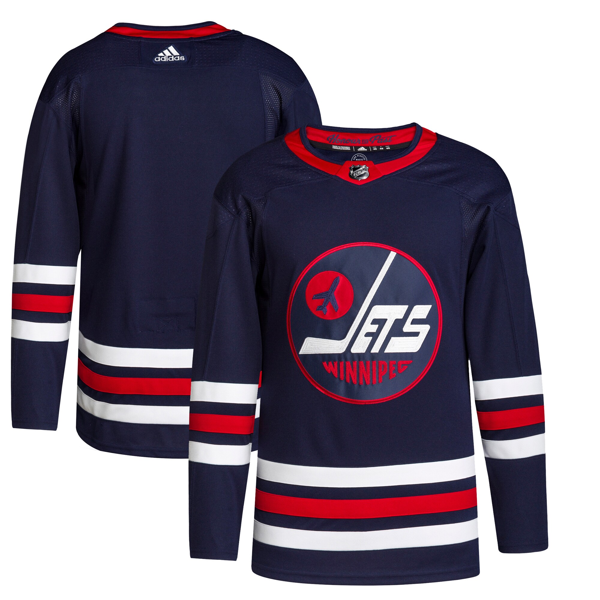 Winnipeg Jets Men's 2021/22 Alternate Primegreen Jersey - Navy
