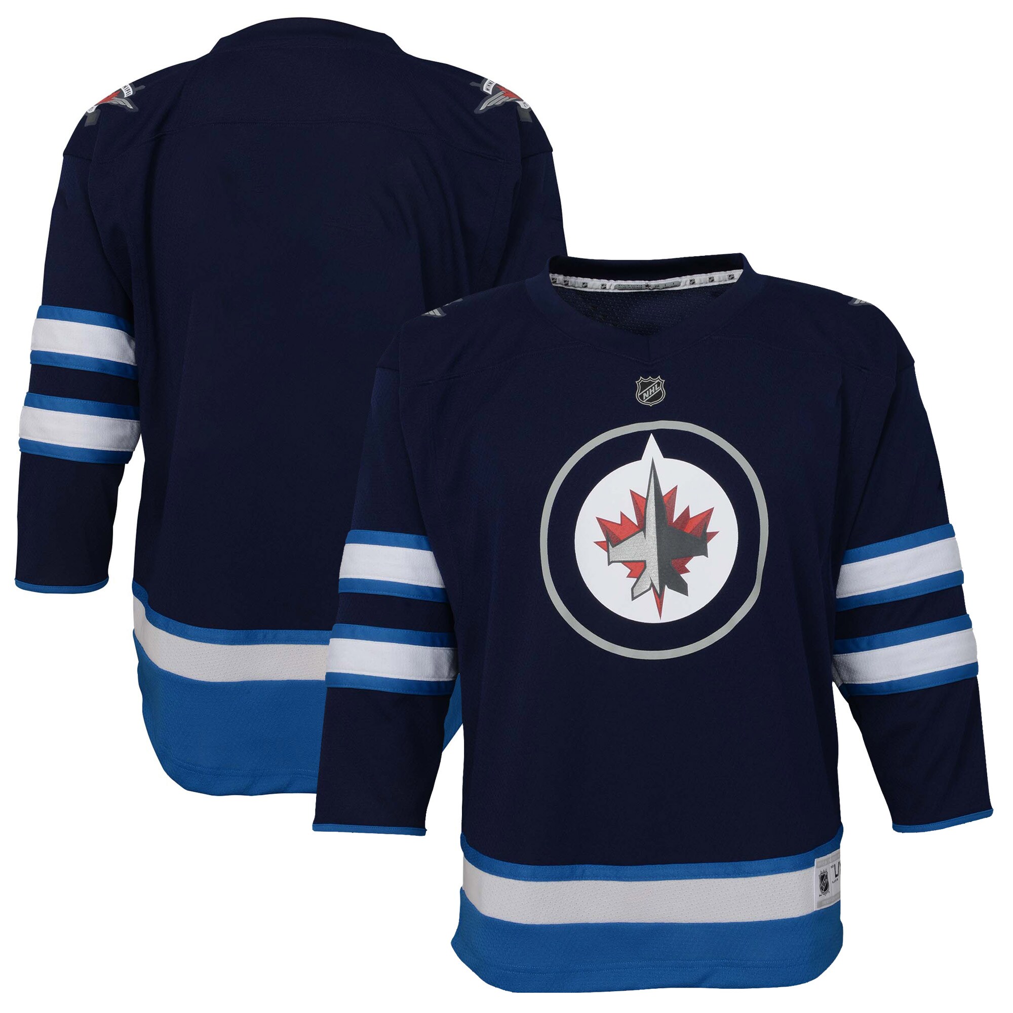 Winnipeg Jets Toddler Home Jersey - Navy