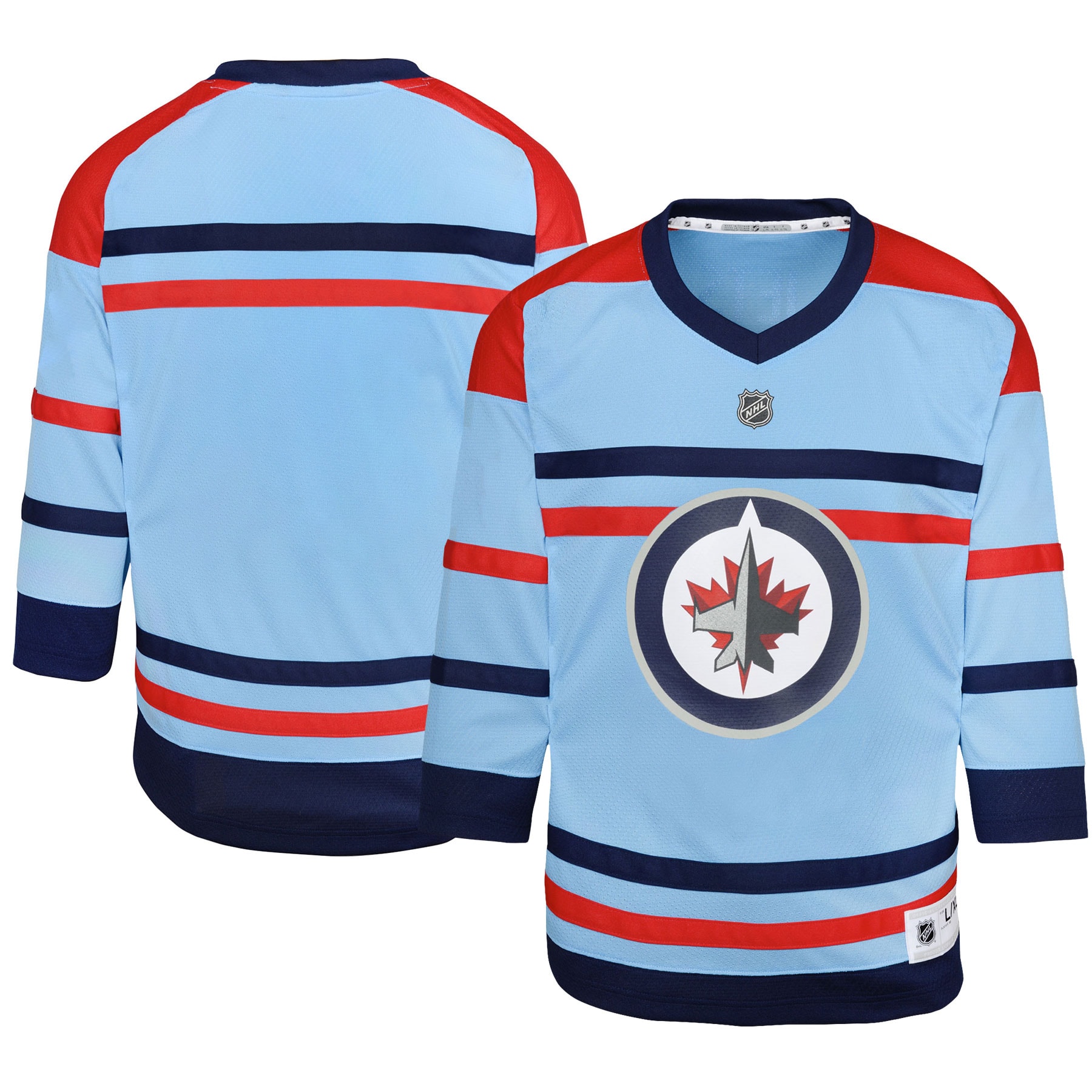 Winnipeg Jets Youth Anniversary Jersey - Light Blue