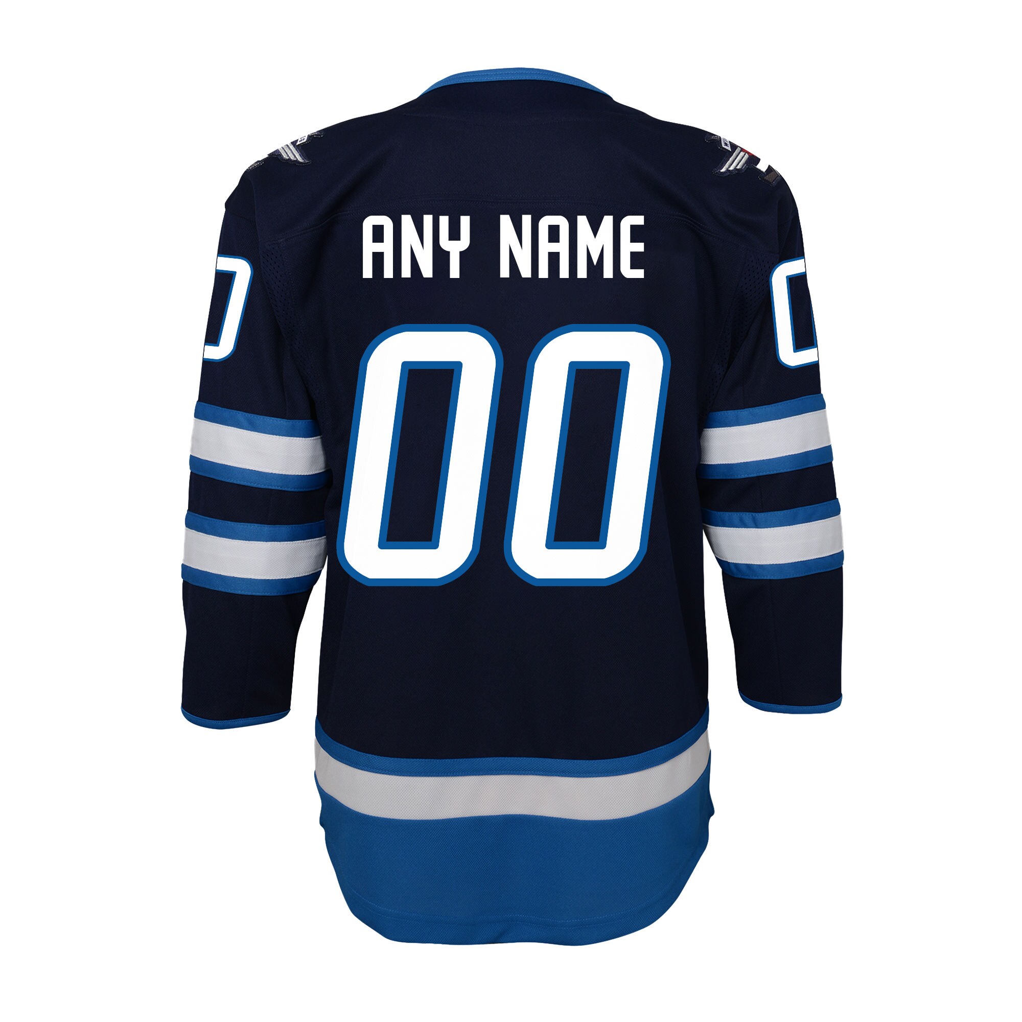 Winnipeg Jets Youth Home Premier Custom Jersey – Navy