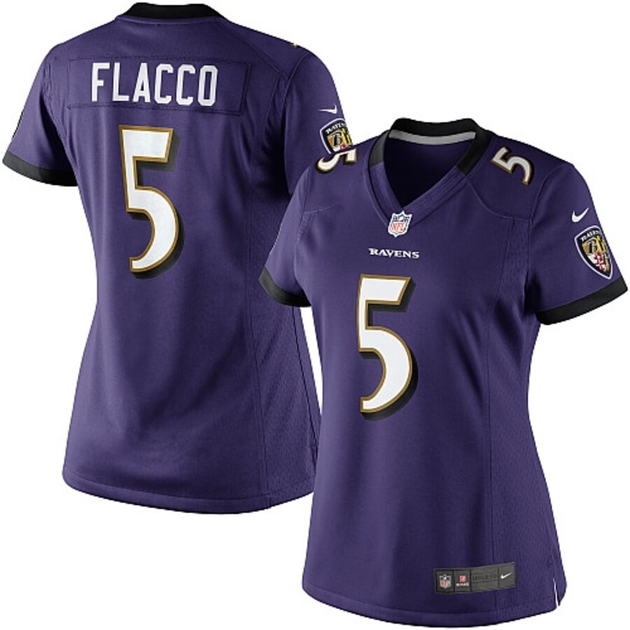 Women’s Baltimore Ravens Joe Flacco Limited Team Color Jersey