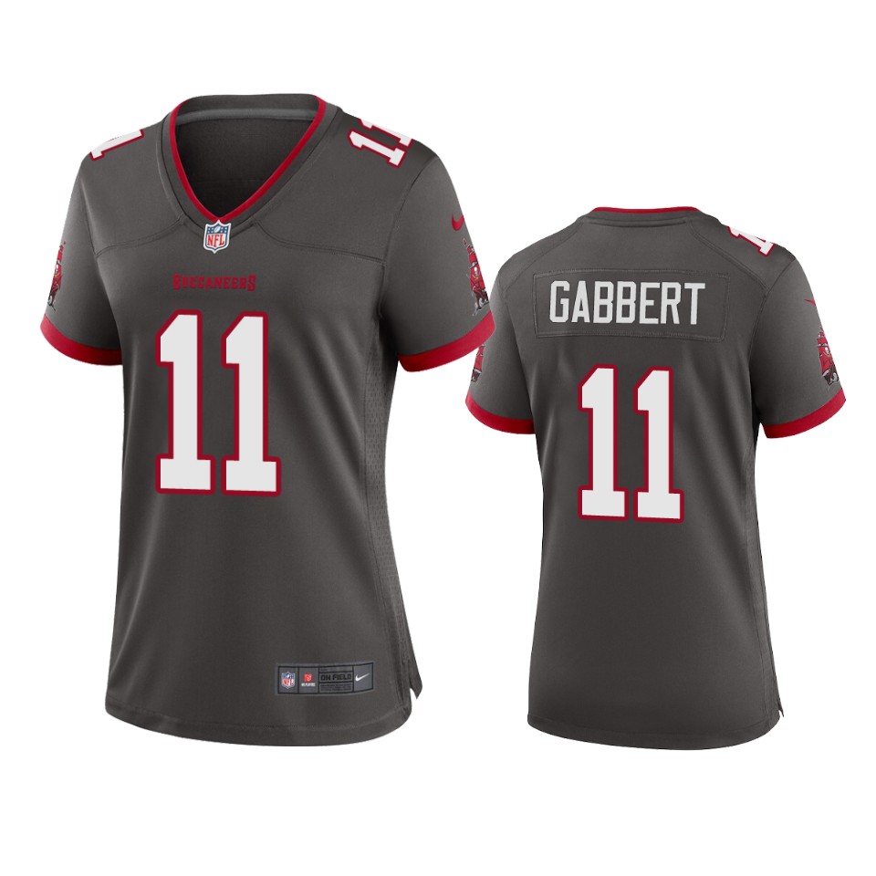 Women's Buccaneers Blaine Gabbert Alternate Game Pewter Jersey