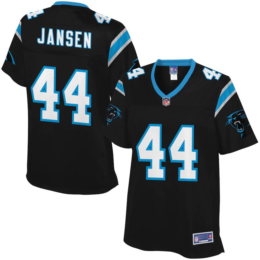 Women's Carolina Panthers J.j. Jansen Pro Line Black Team Color Jersey