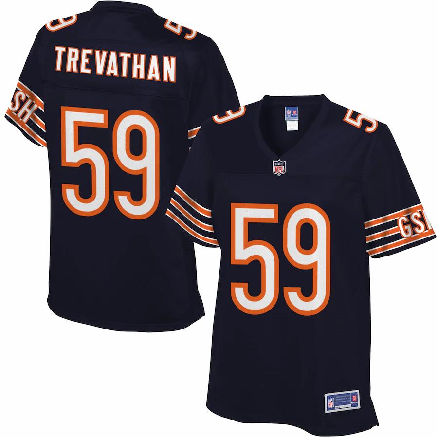 Women's Chicago Bears Danny Trevathan Pro Line Navy Team Color Jersey