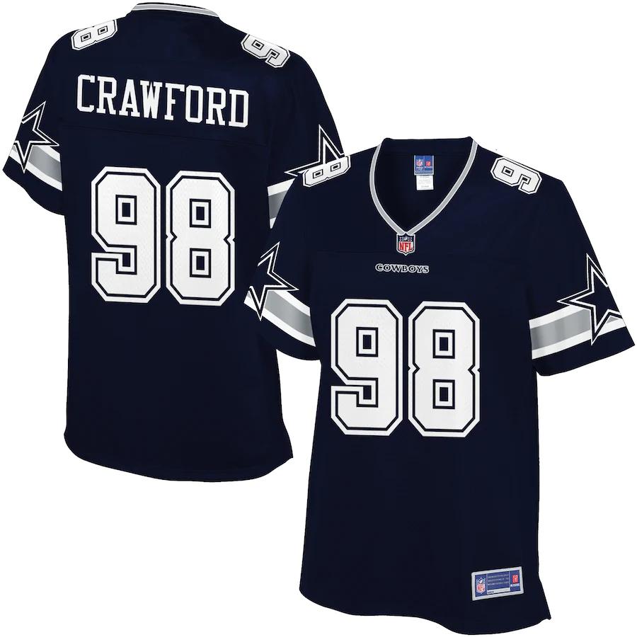 Women's Dallas Cowboys Tyrone Crawford Pro Line Team Color Jersey