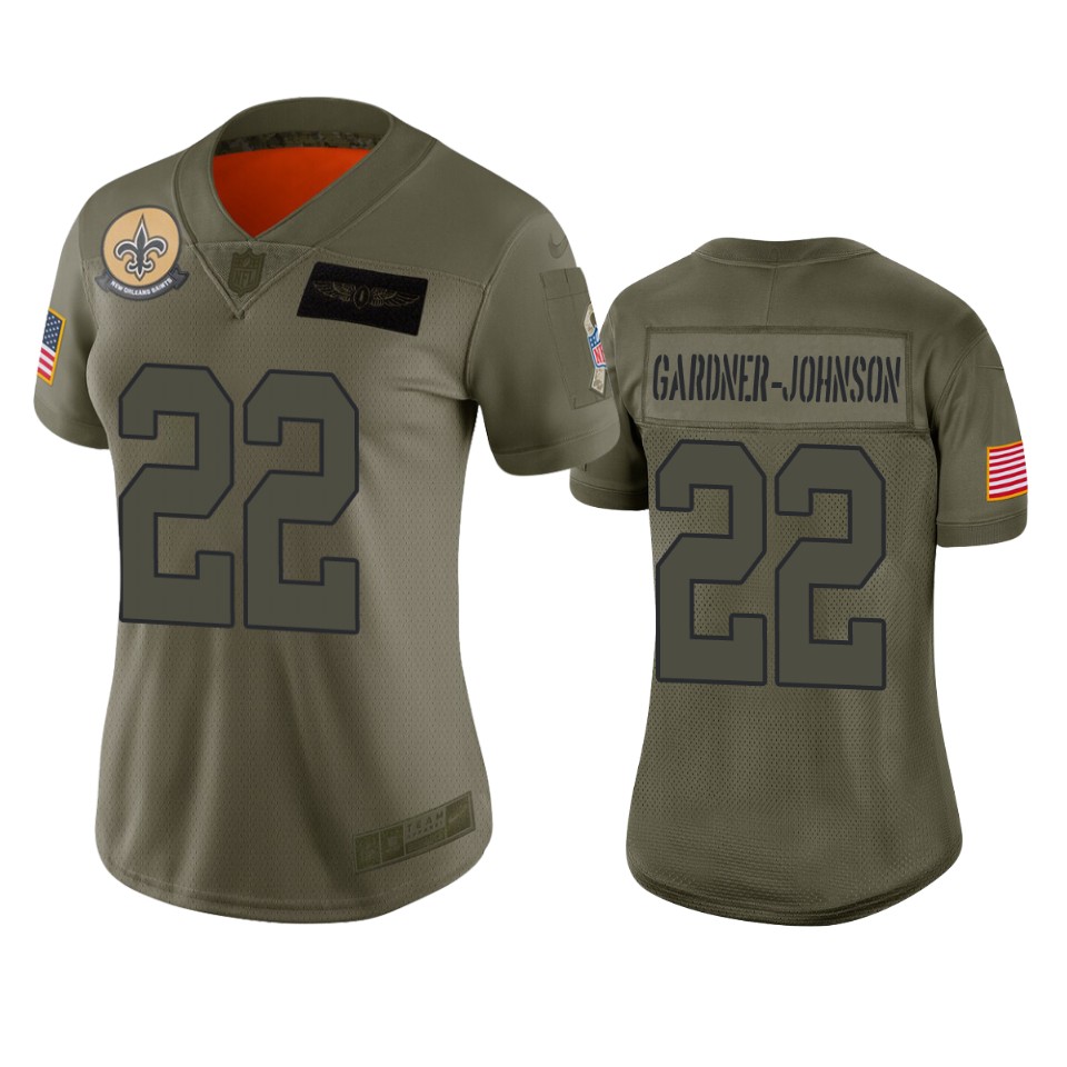 Women's New Orleans Saints Chauncey Gardner-johnson Camo 2019 Salute To Service Limited Jersey