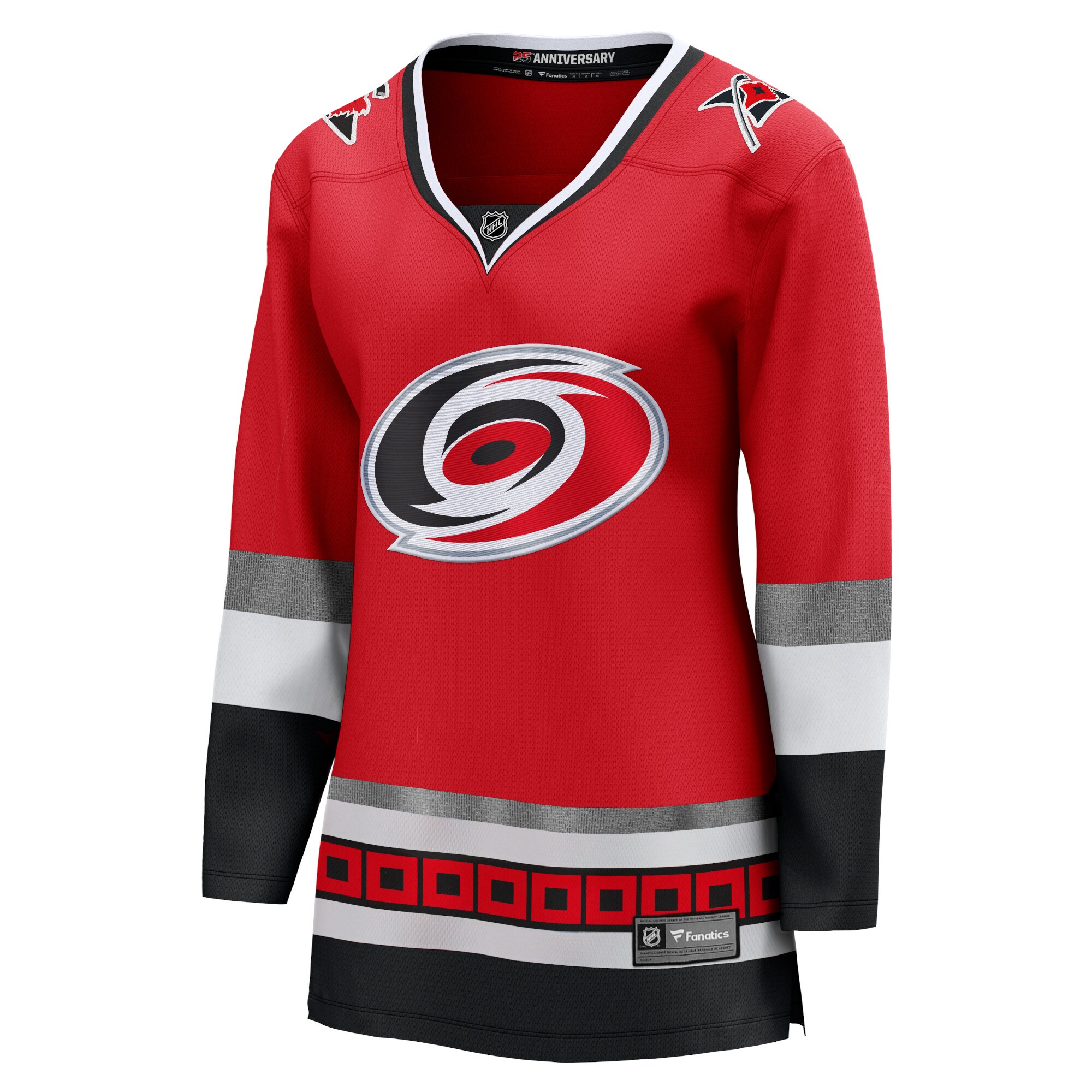 Women’s Red Carolina Hurricanes 25th Anniversary Premier Breakaway Blank Jersey