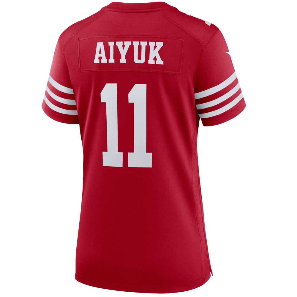 Women's San Francisco Brandon Aiyuk Scarlet Player Jersey