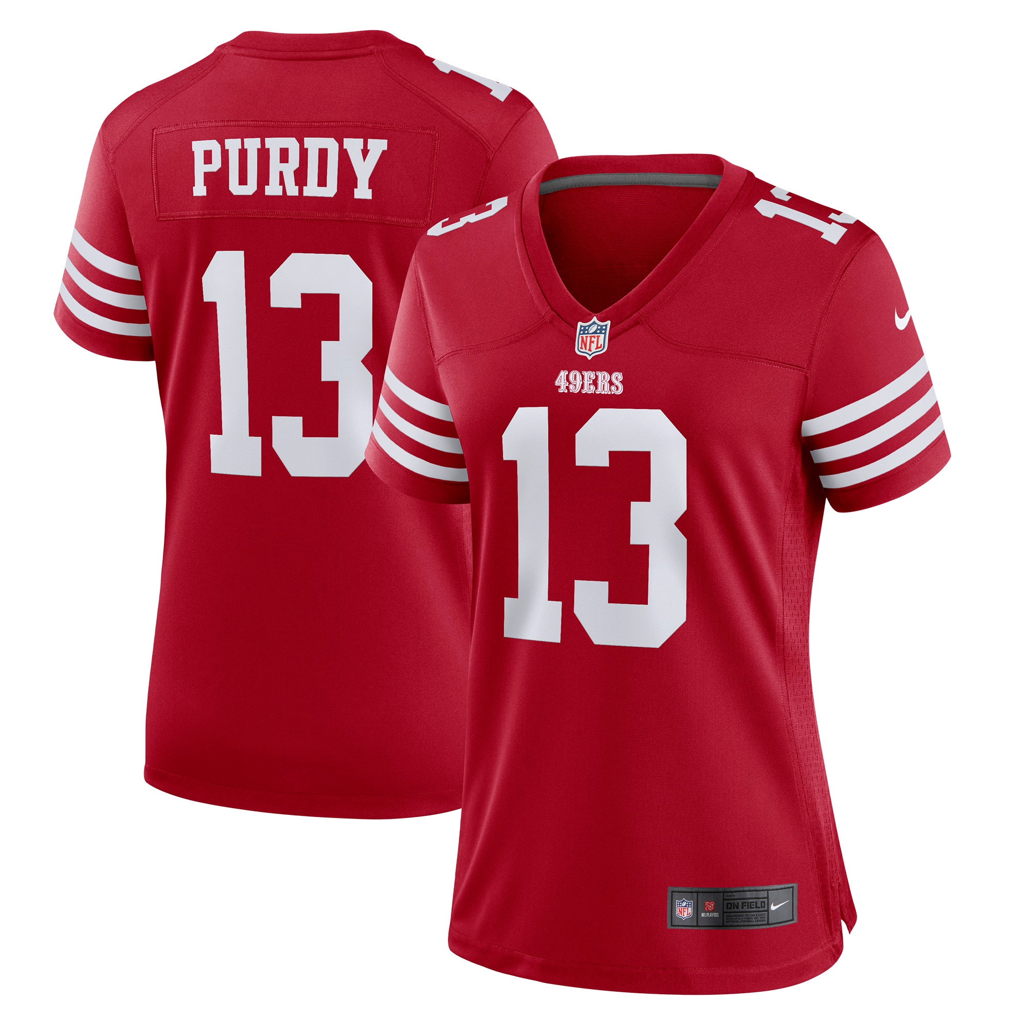 Women's San Francisco Brock Purdy Scarlet Player Jersey