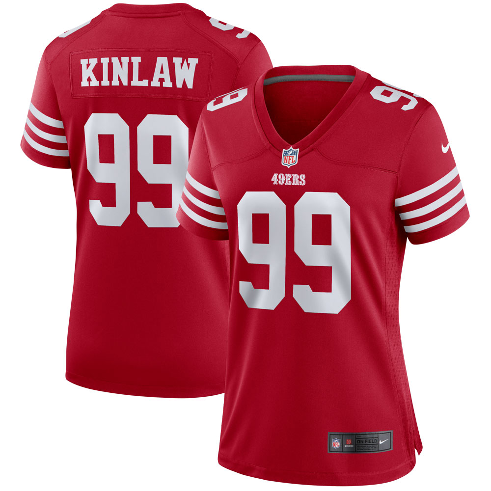 Women's San Francisco Javon Kinlaw Scarlet Player Jersey