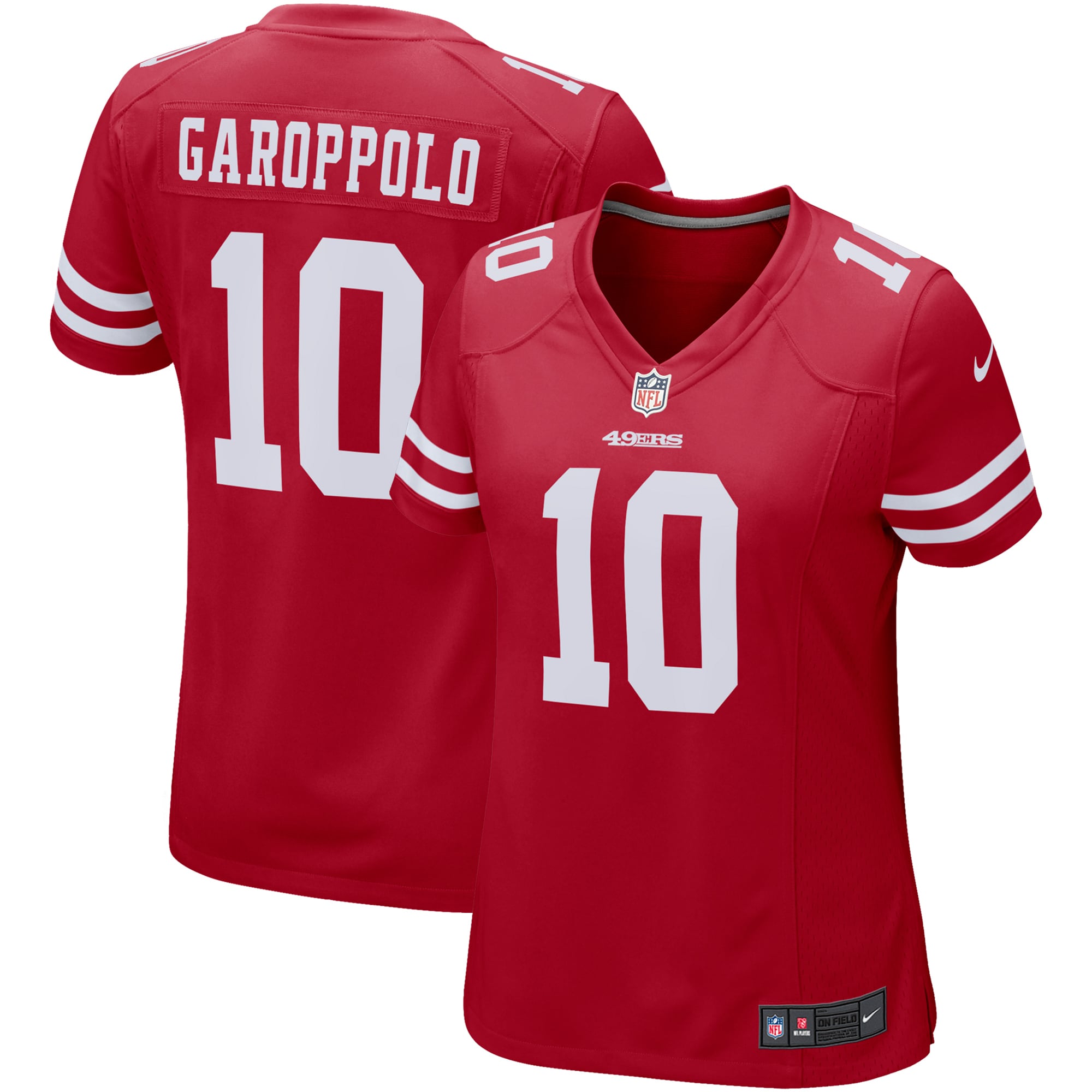 Women's San Francisco Jimmy Garoppolo Scarlet Game Player Jersey