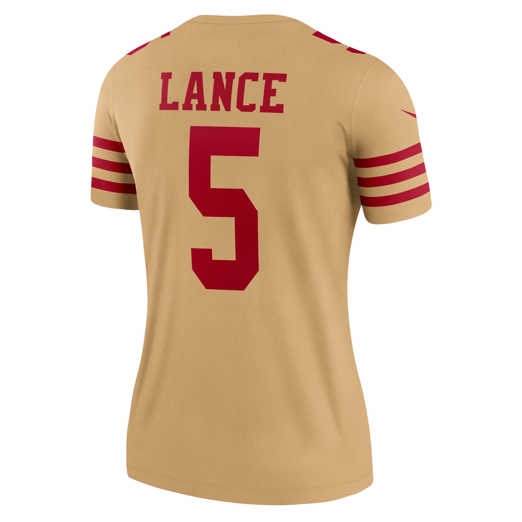 Women's San Francisco Trey Lance Gold Team Inverted Legend Jersey