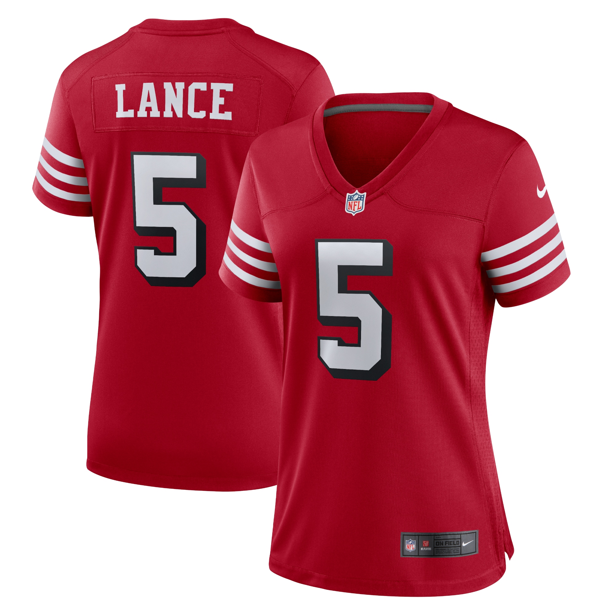 Women's San Francisco Trey Lance Scarlet Alternate Game Jersey