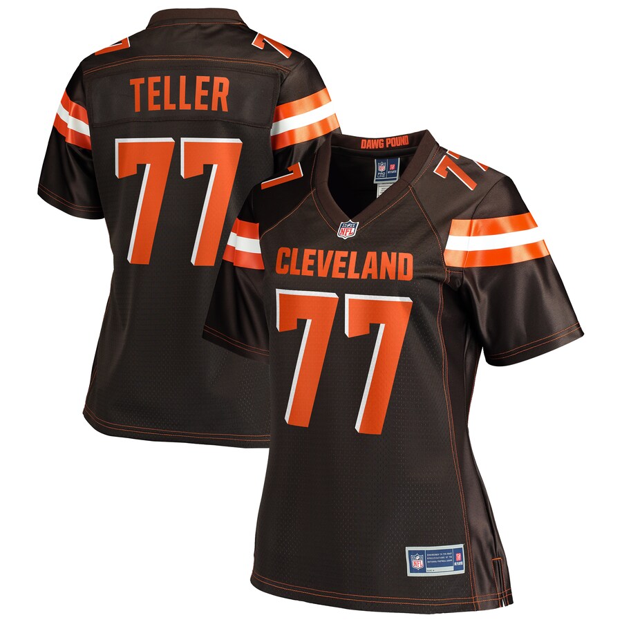 Wyatt Teller Cleveland Browns Pro Line Women's Player Jersey - Brown