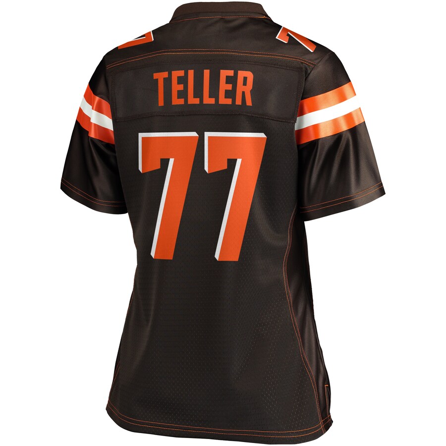 Wyatt Teller Cleveland Browns Pro Line Women’s Player Jersey – Brown